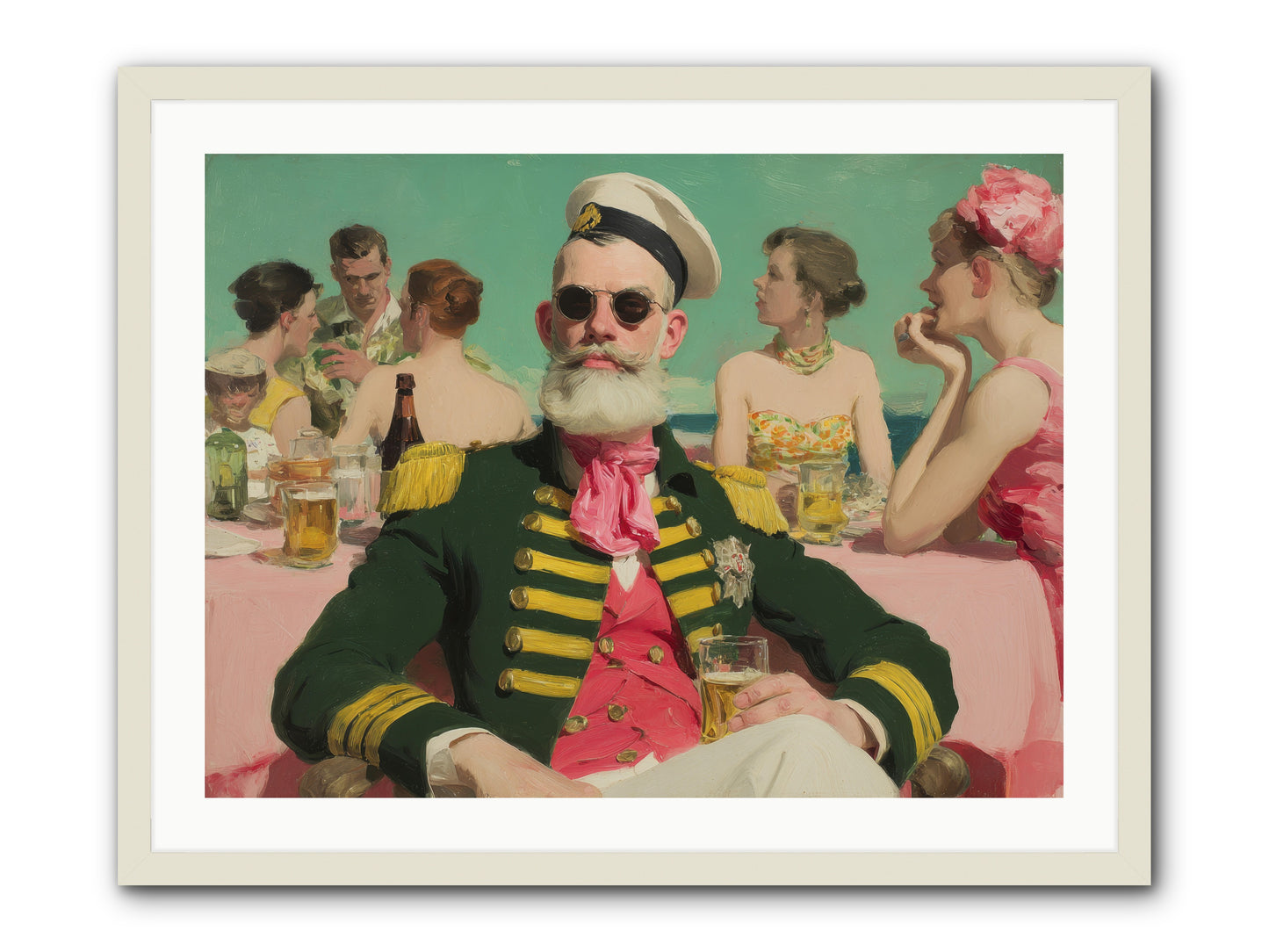 A Letter Never Sent -- Framed Print - White 32x24