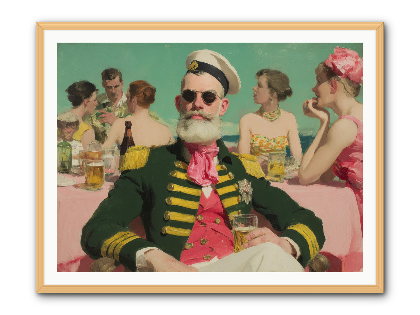 A Letter Never Sent -- Framed Print - Natural 48x36