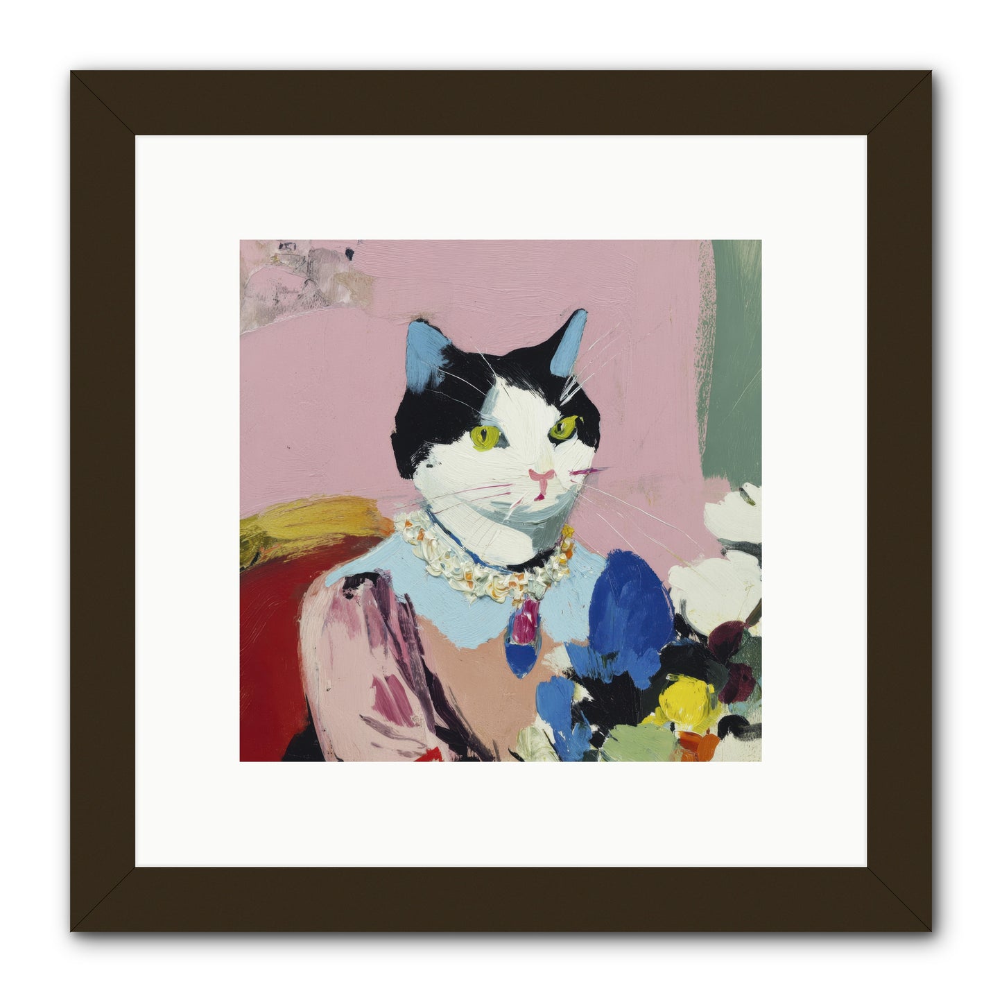 A Life Among Treasures -- Framed Print - Black 10x10