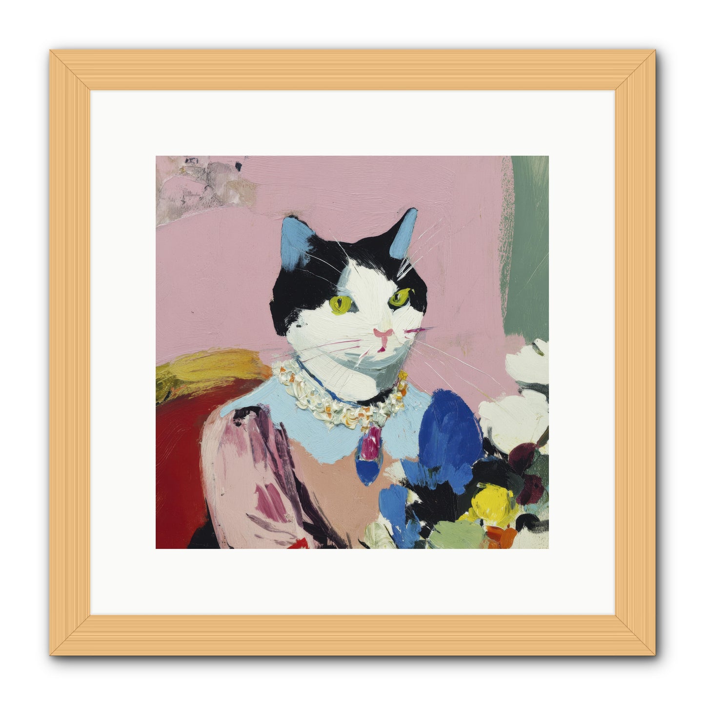 A Life Among Treasures -- Framed Print - Natural 12x12