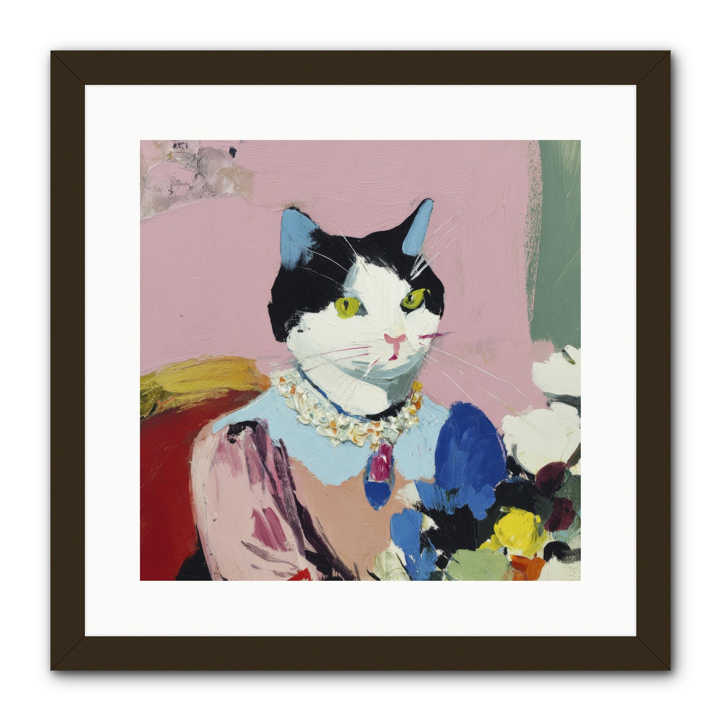 A Life Among Treasures -- Framed Print - Black 16x16