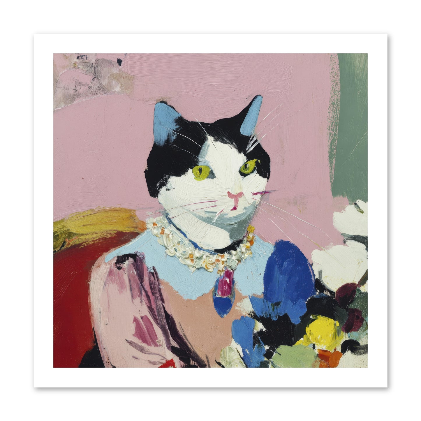 A Life Among Treasures -- Loose Canvas Print 16x16