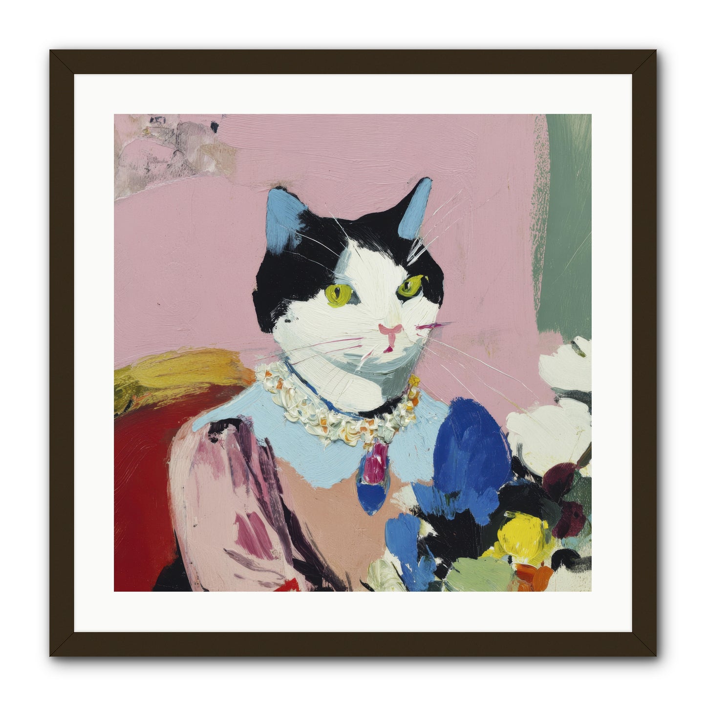 A Life Among Treasures -- Framed Print - Black 24x24