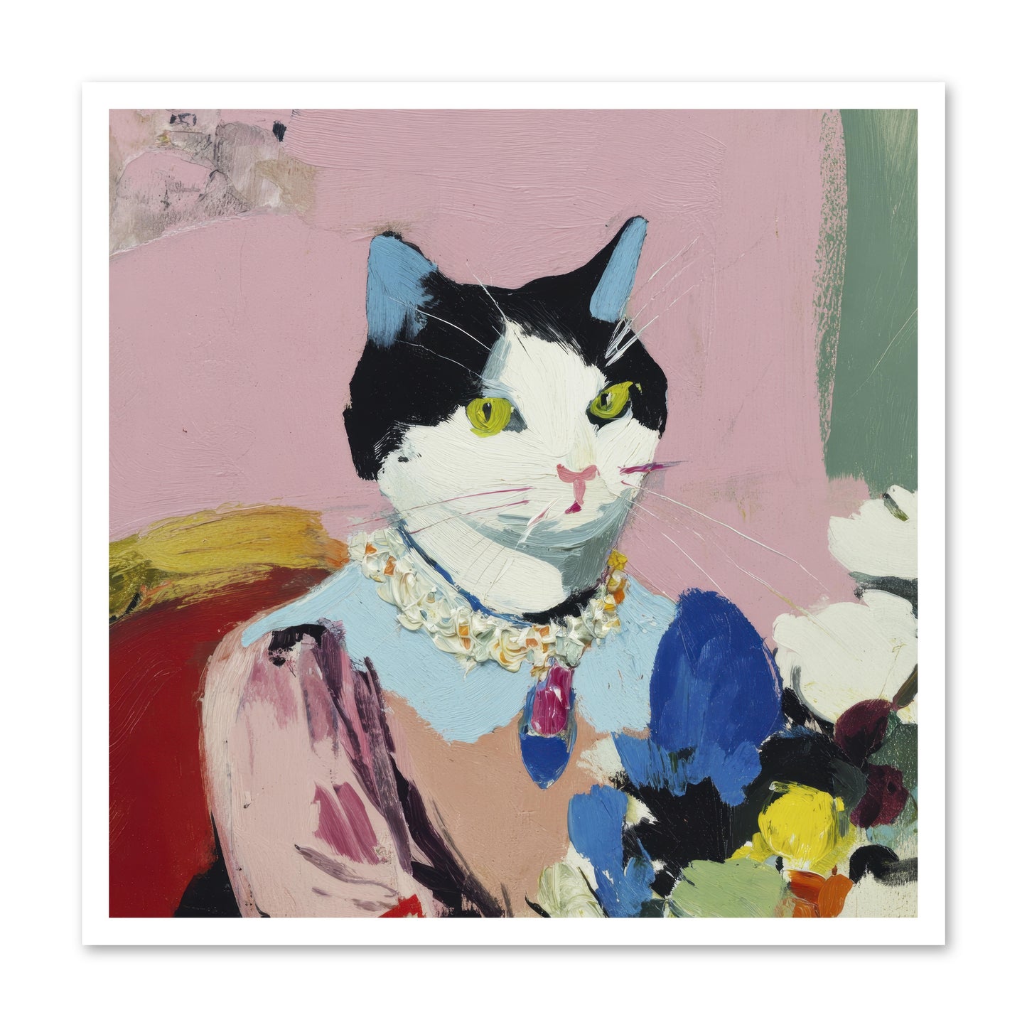 A Life Among Treasures -- Loose Canvas Print 30x30