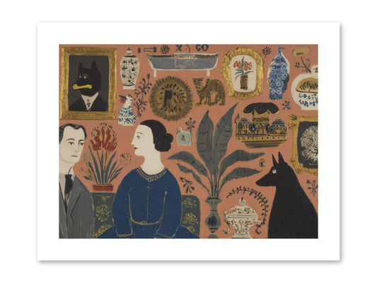 A Life Lived Among Treasures -- Paper Print 12x9