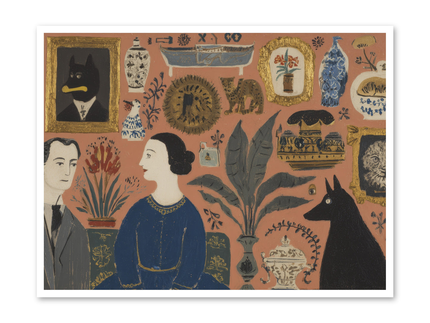 A Life Lived Among Treasures -- Paper Print 48x36