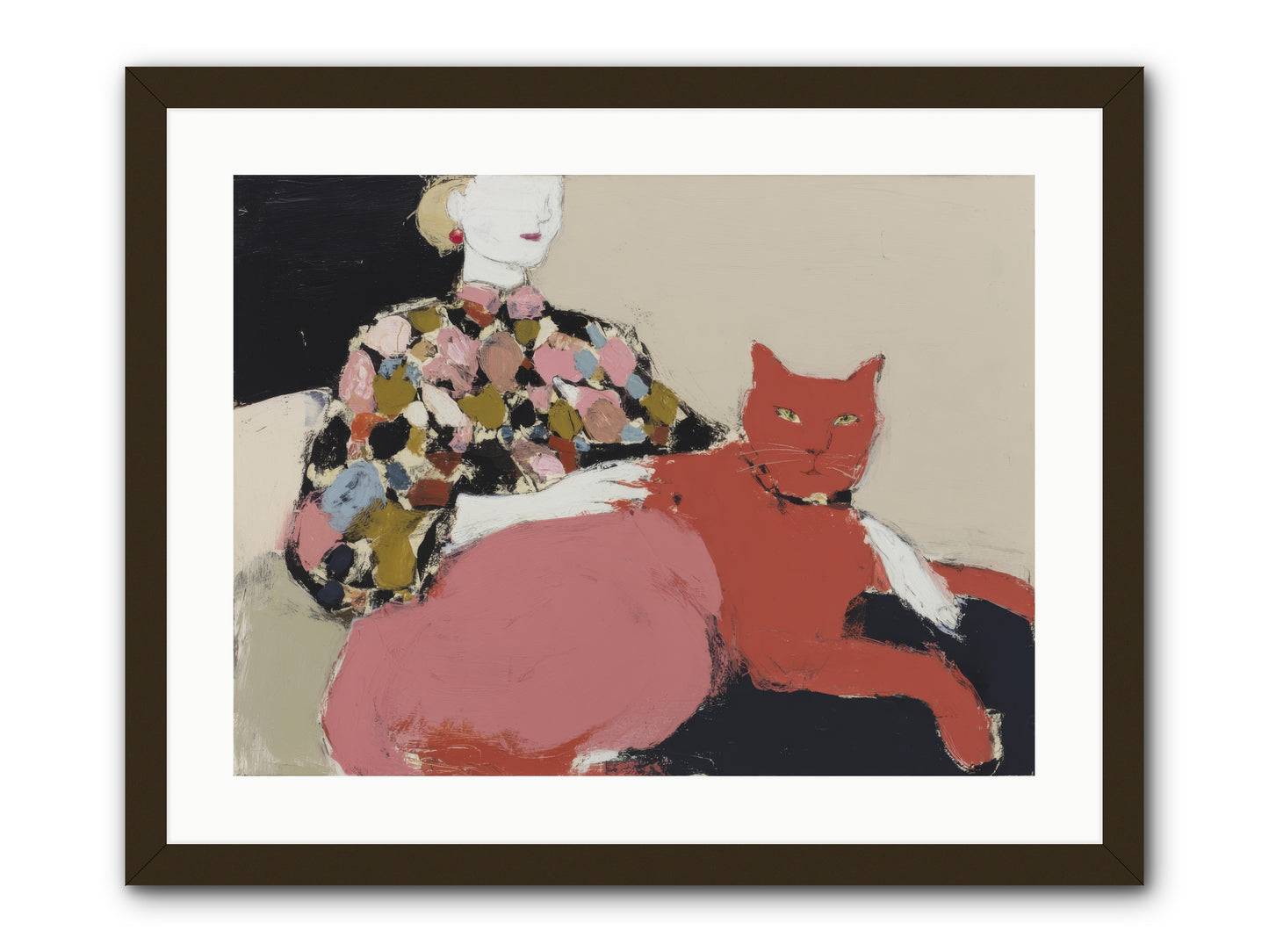 A Light Touch -- Framed Print - Black 24x18