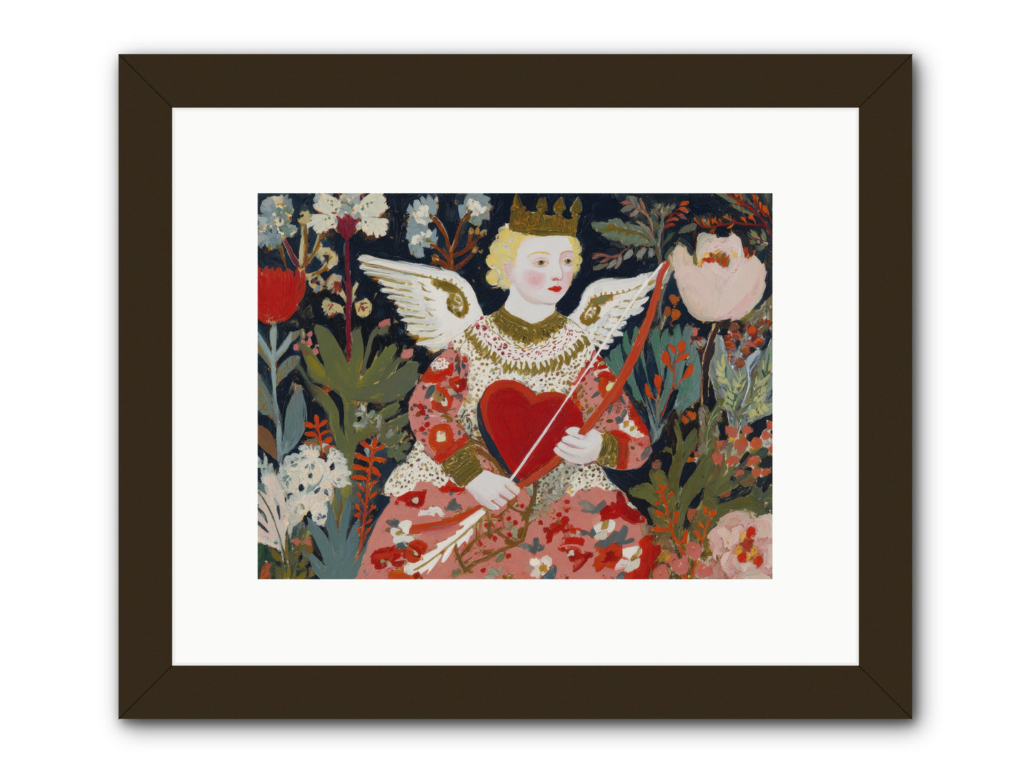 A Little Hymn For Your Heart -- Framed Print - Black 12x9