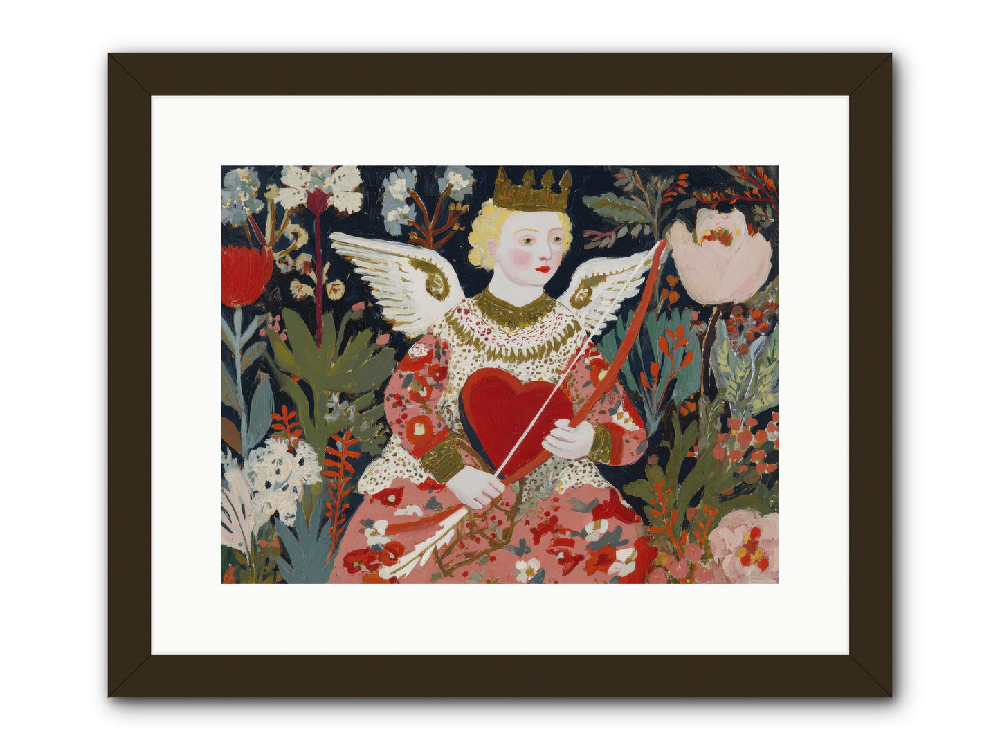 A Little Hymn For Your Heart -- Framed Print - Black 16x12