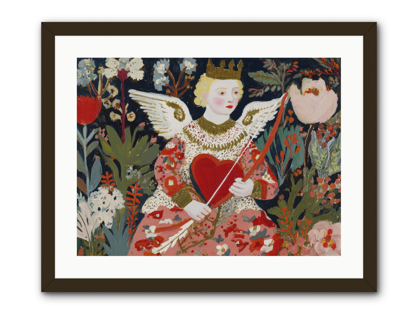 A Little Hymn For Your Heart -- Framed Print - Black 24x18