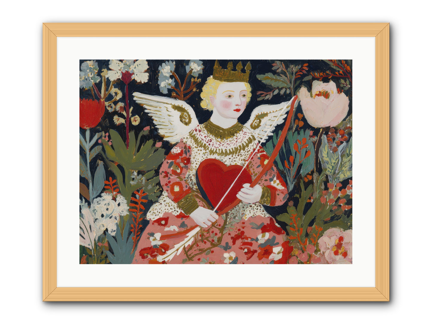 A Little Hymn For Your Heart -- Framed Print - Natural 24x18