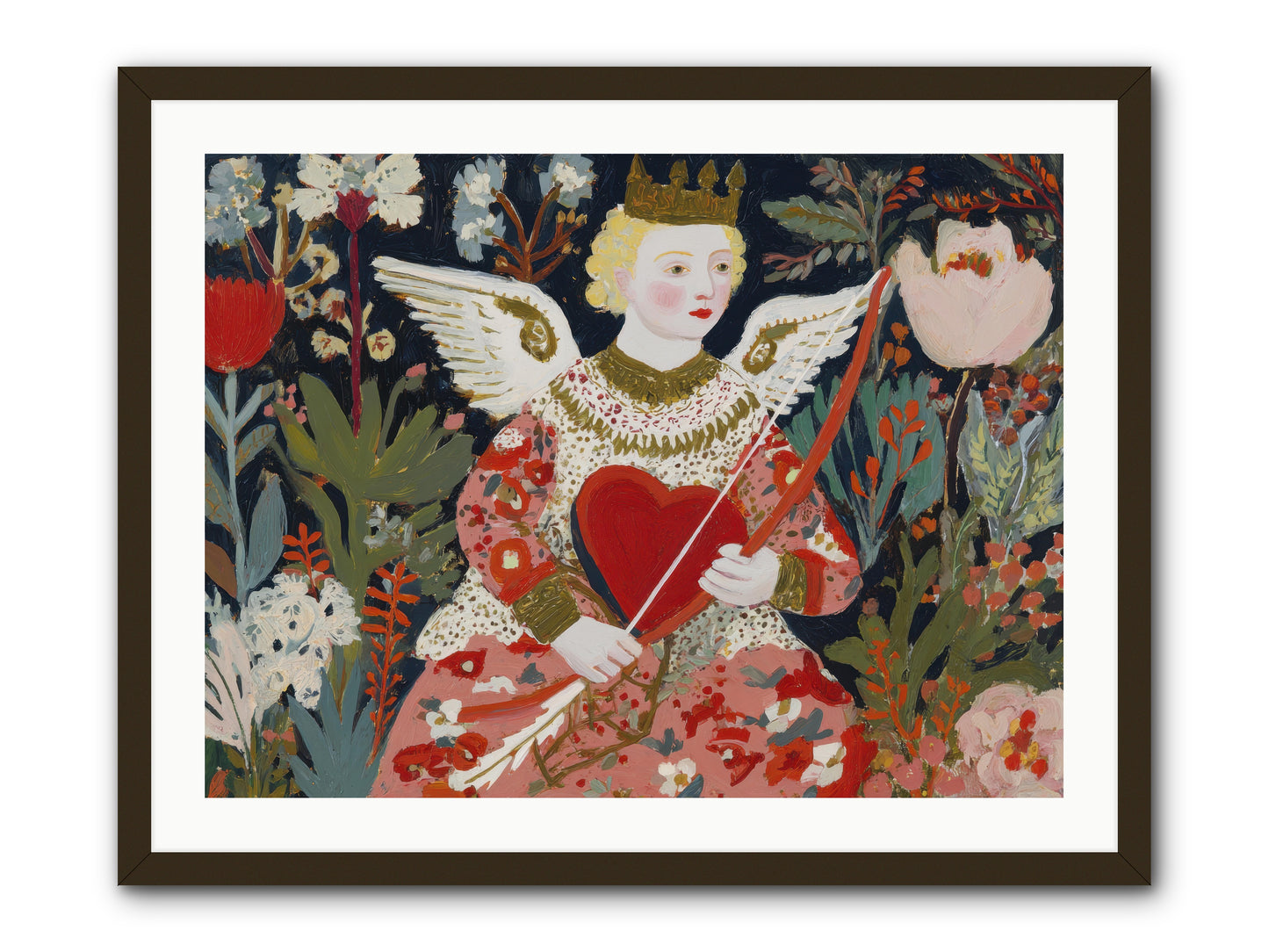 A Little Hymn For Your Heart -- Framed Print - Black 32x24