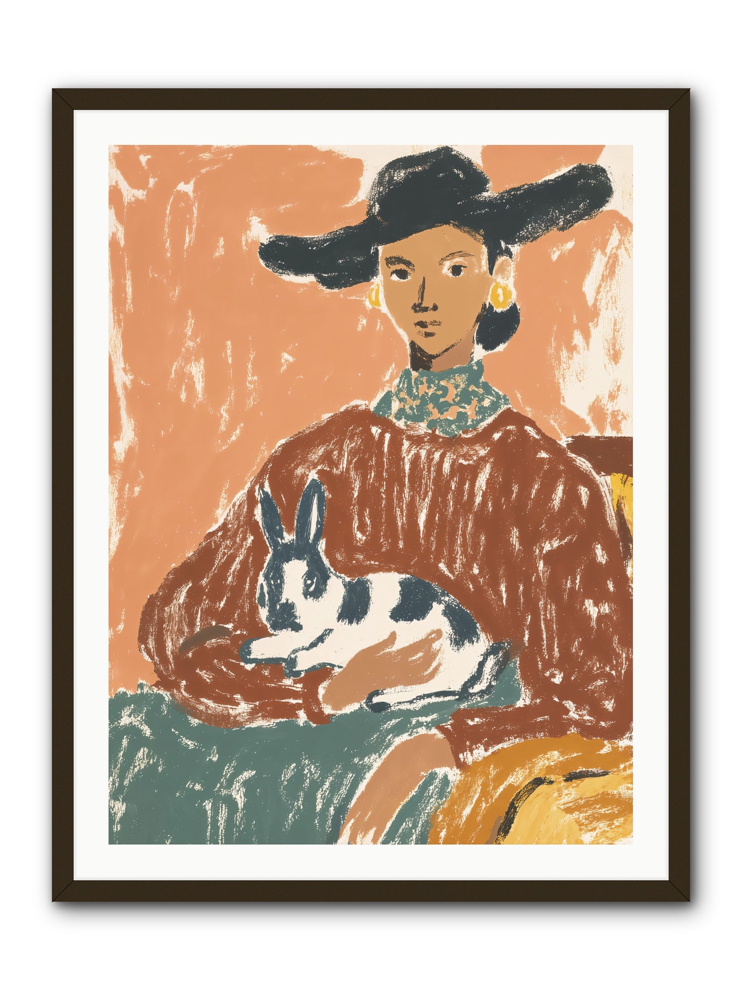 A Lullaby In The Making -- Framed Print - Black 30x40