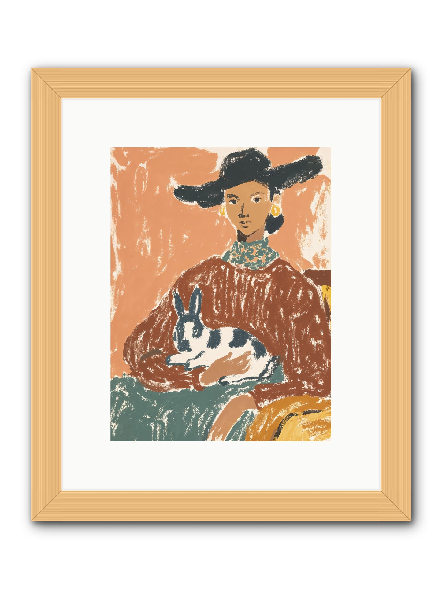 A Lullaby In The Making -- Framed Print - Natural 9x12