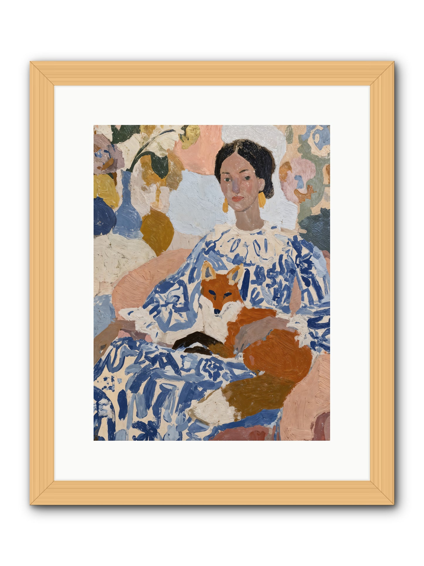 A Magical Presence -- Framed Print - Natural 12x16