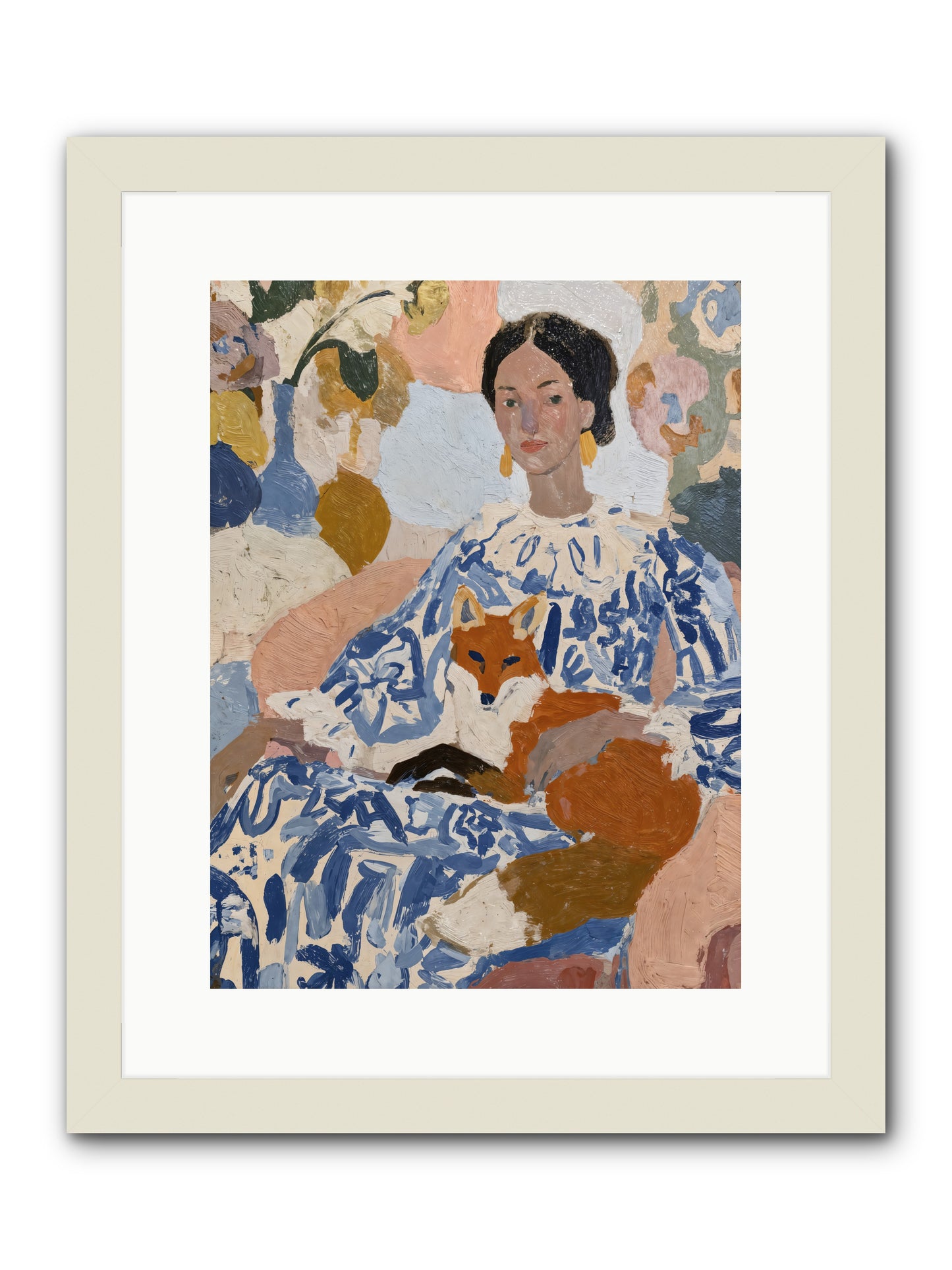 A Magical Presence -- Framed Print - White 12x16