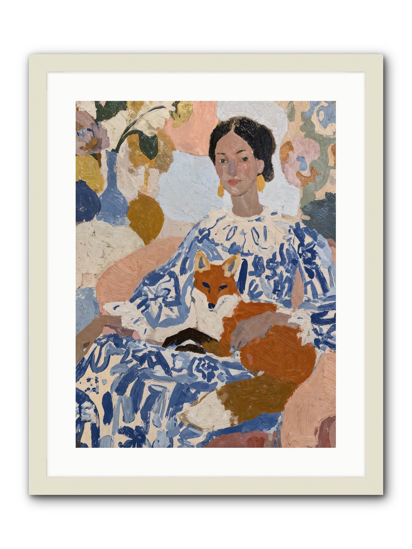 A Magical Presence -- Framed Print - White 18x24
