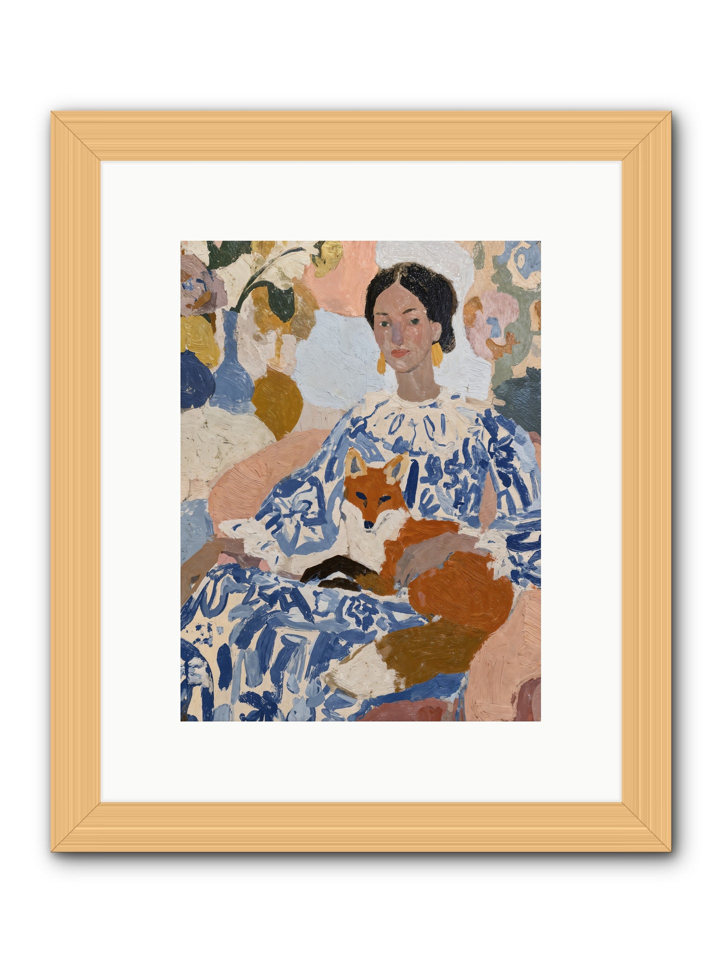 A Magical Presence -- Framed Print - Natural 9x12