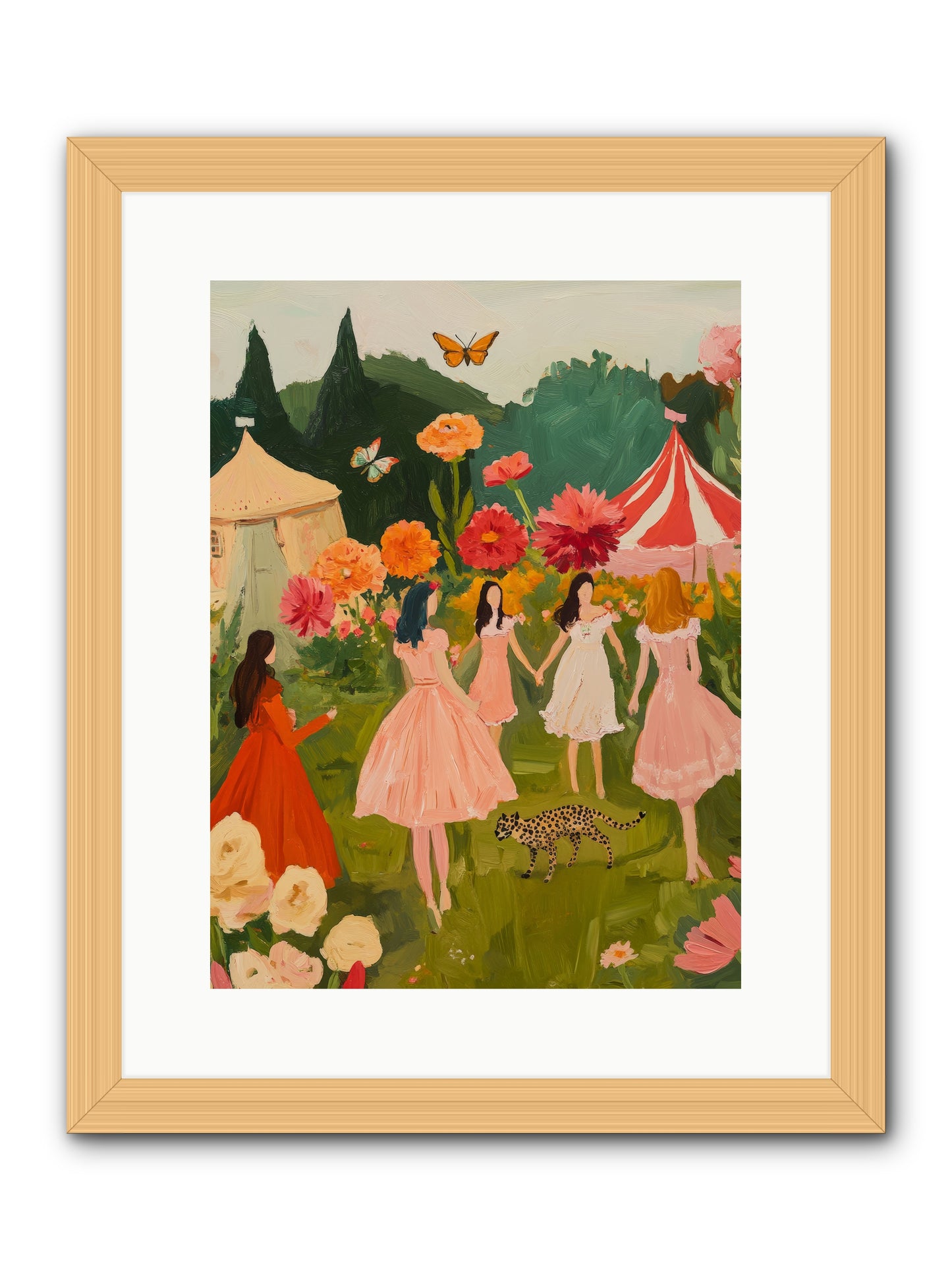 A Midsummer's SoiréeRez2 -- Framed Print - Natural 12x16
