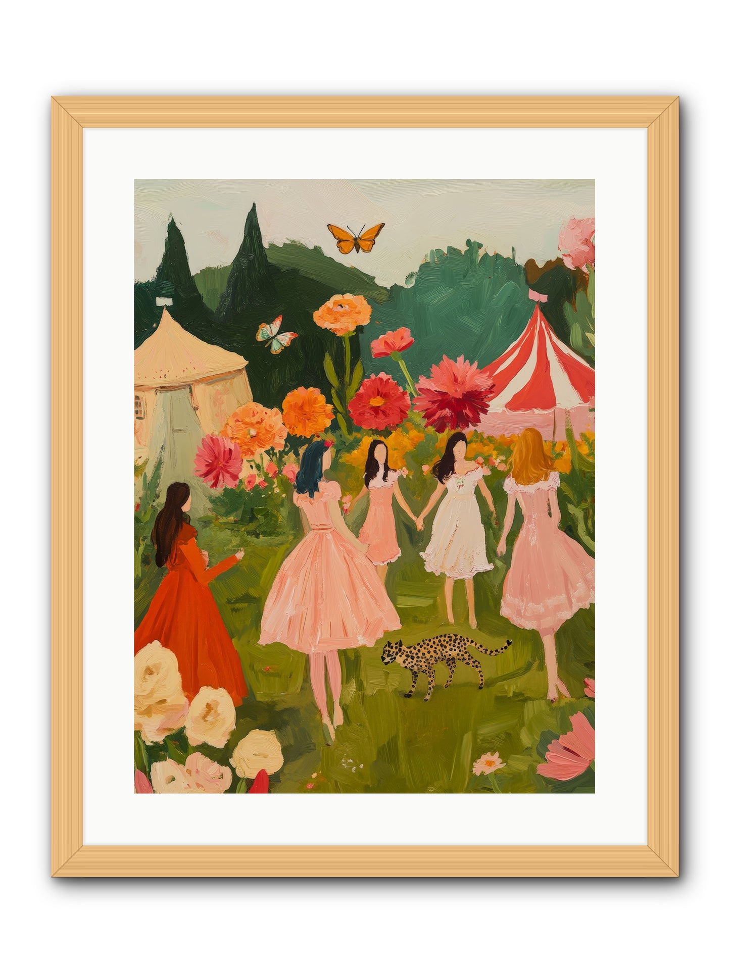 A Midsummer's SoiréeRez2 -- Framed Print - Natural 18x24