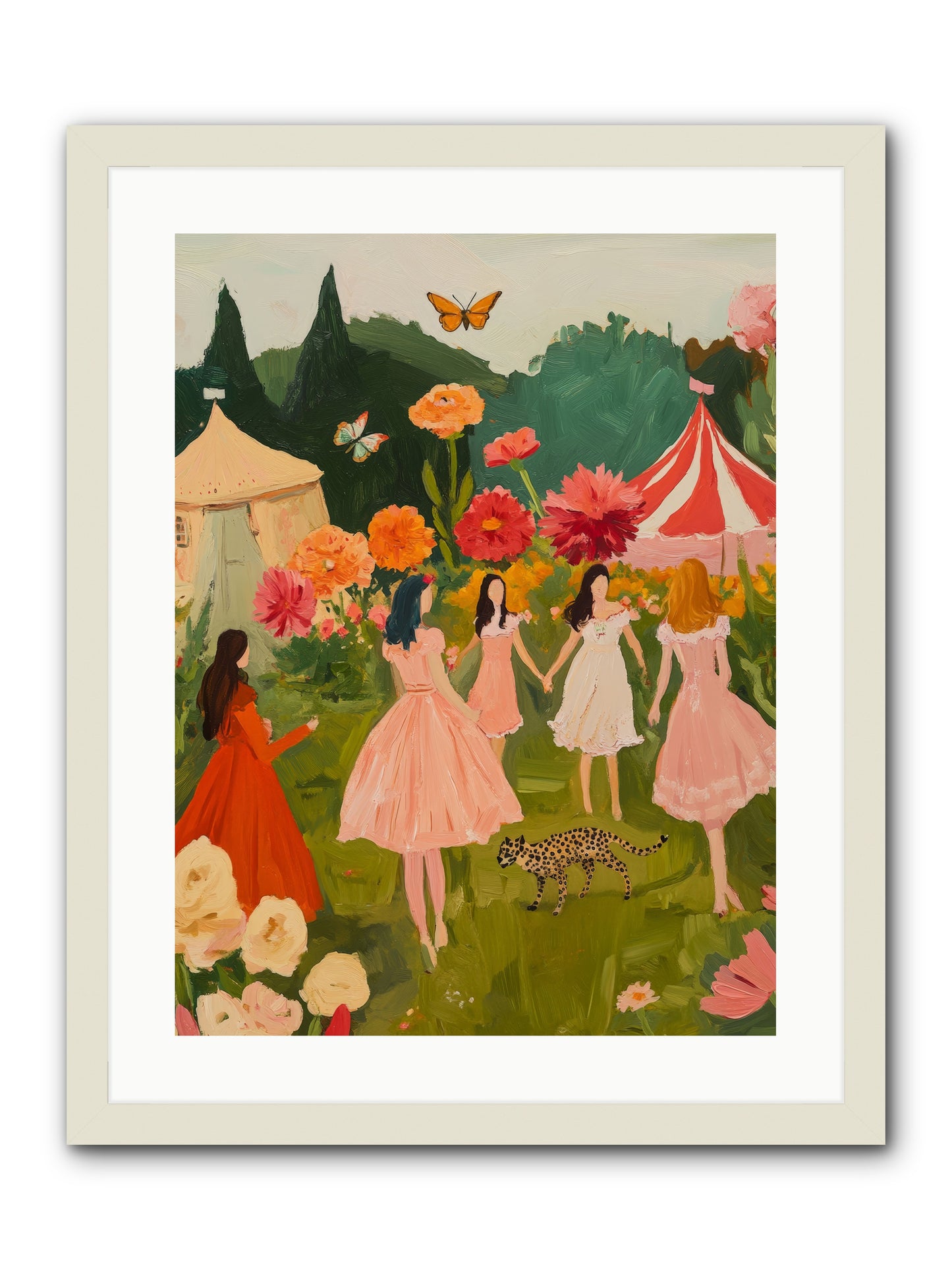 A Midsummer's SoiréeRez2 -- Framed Print - White 18x24