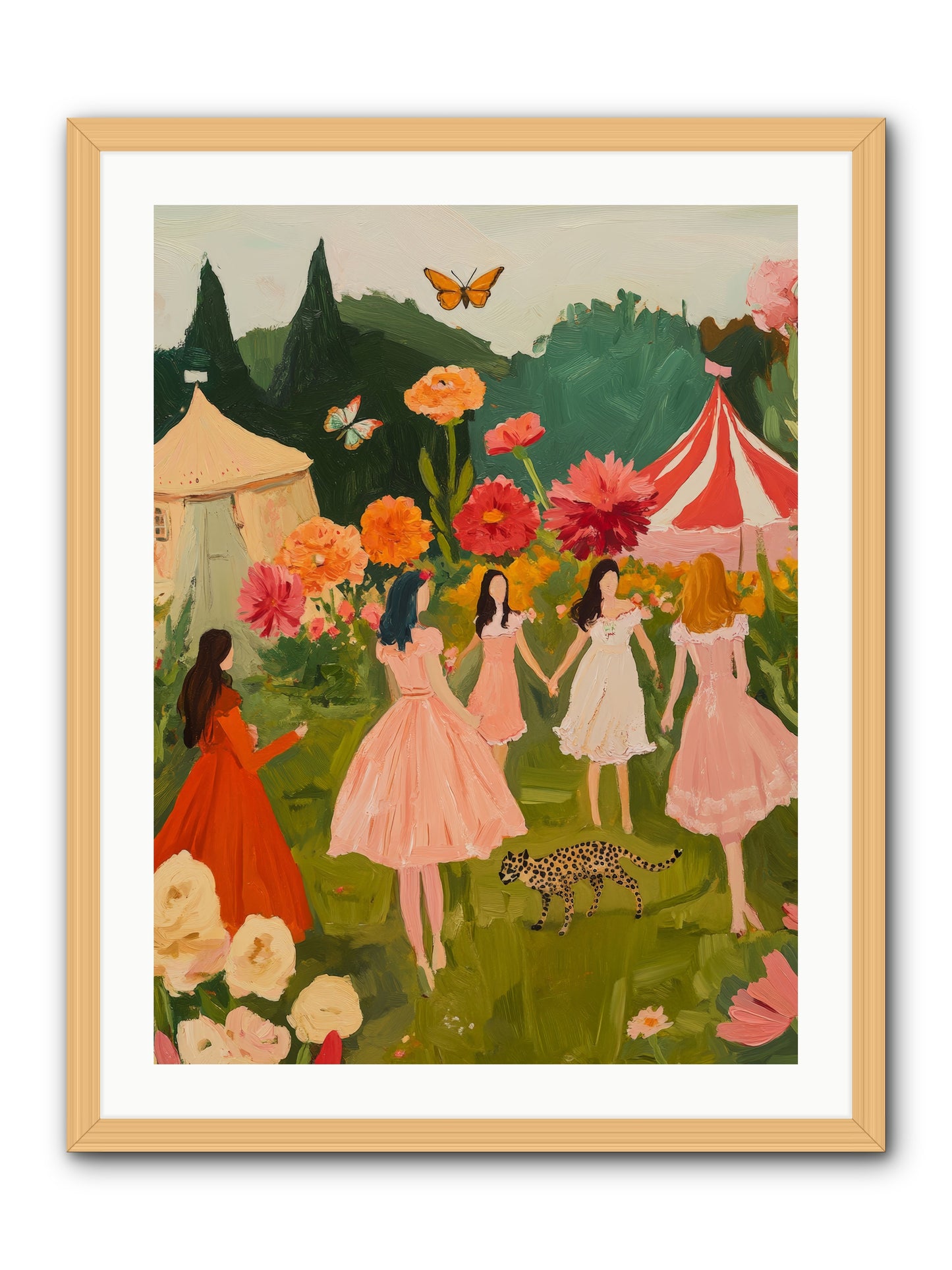 A Midsummer's SoiréeRez2 -- Framed Print - Natural 24x32