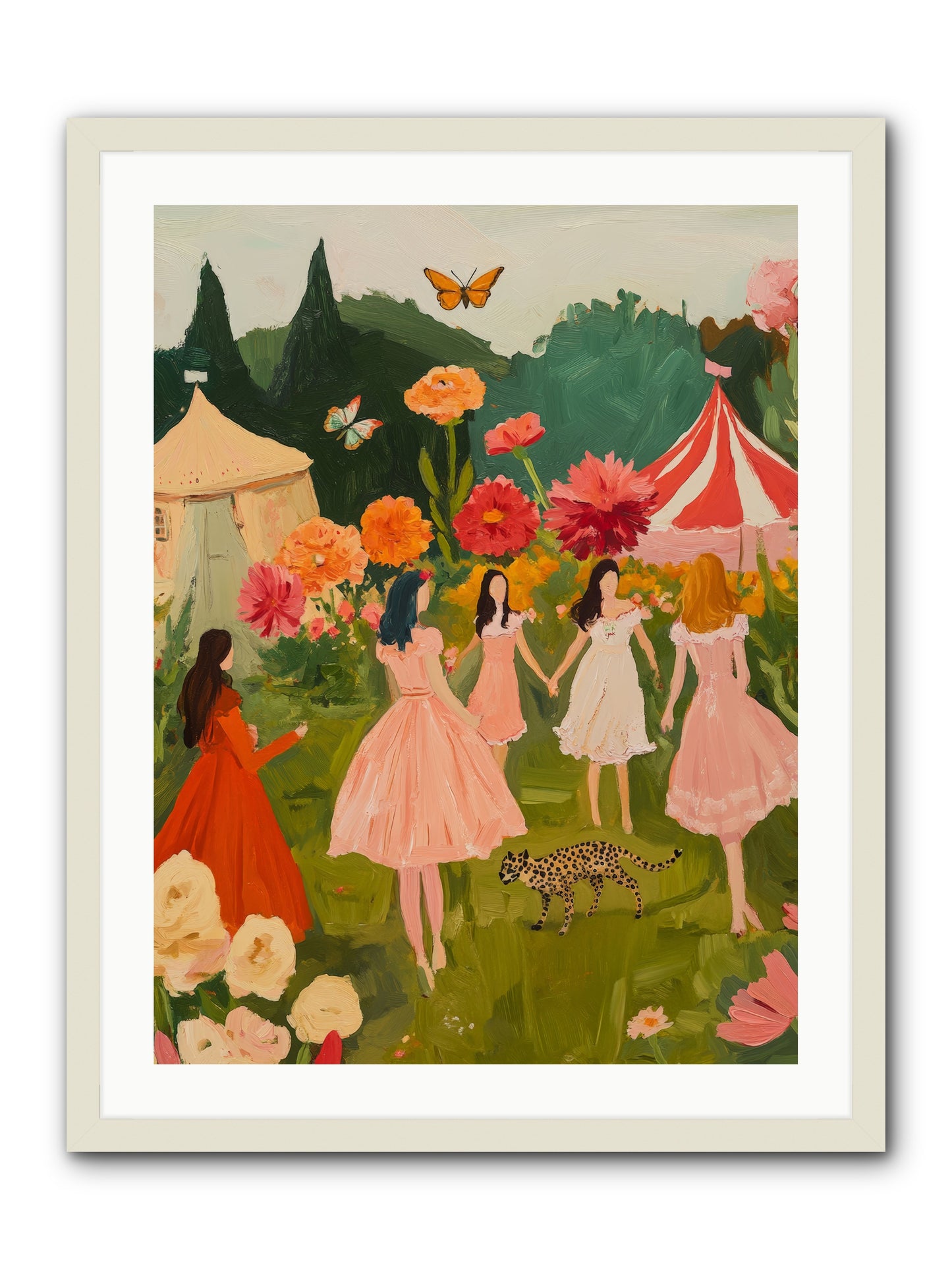 A Midsummer's SoiréeRez2 -- Framed Print - White 24x32