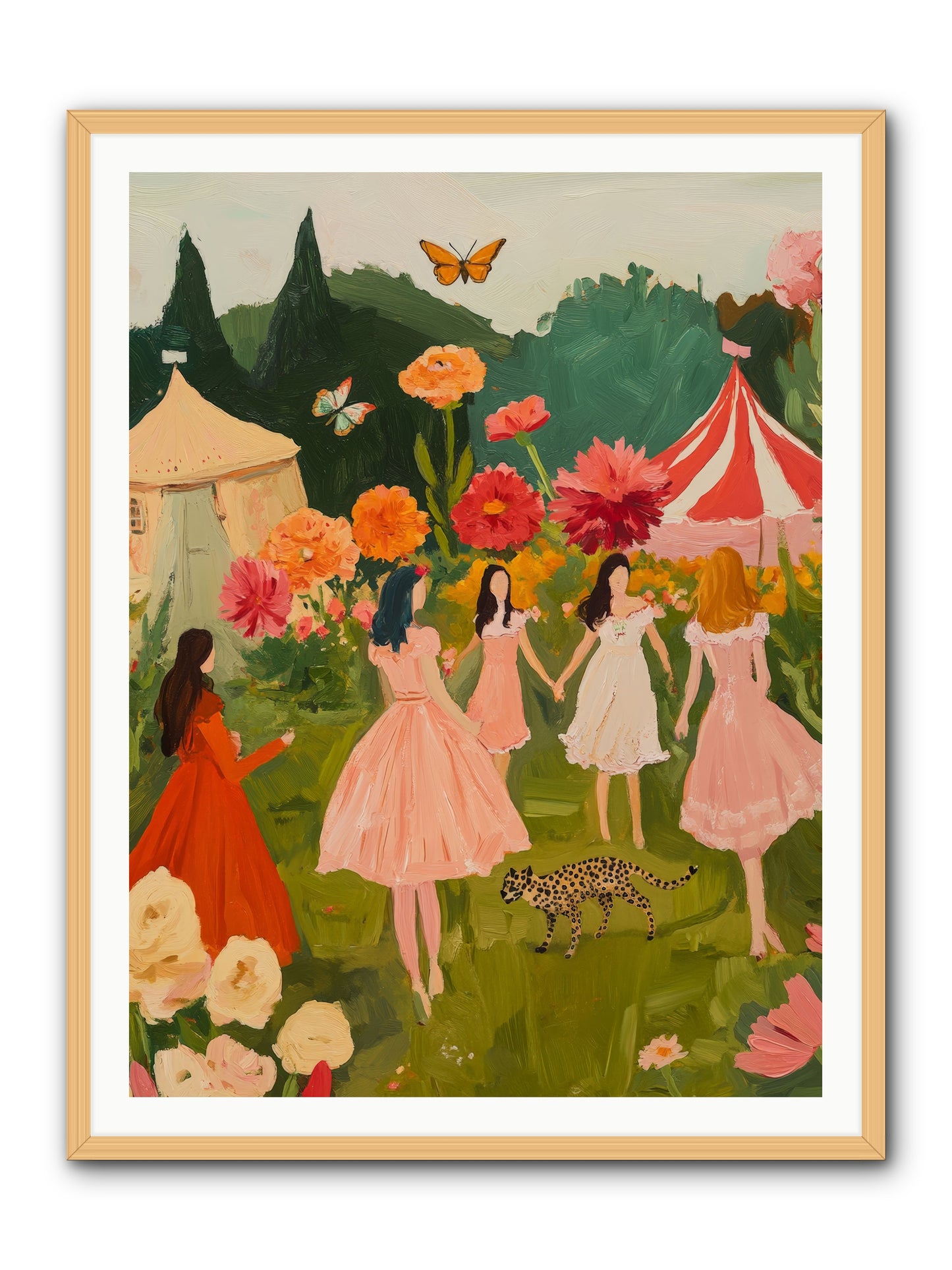 A Midsummer's SoiréeRez2 -- Framed Print - Natural 36x48