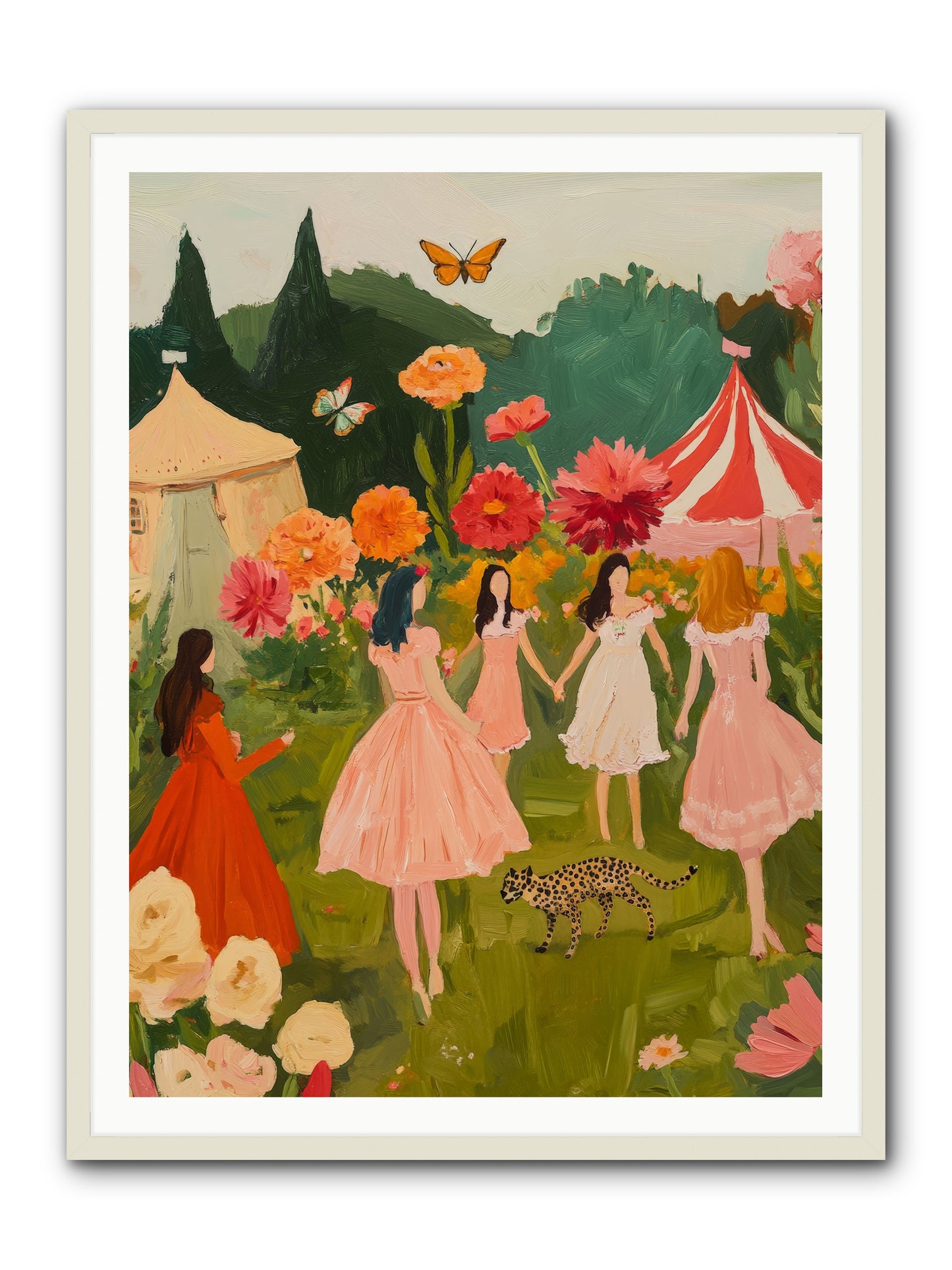 A Midsummer's SoiréeRez2 -- Framed Print - White 36x48