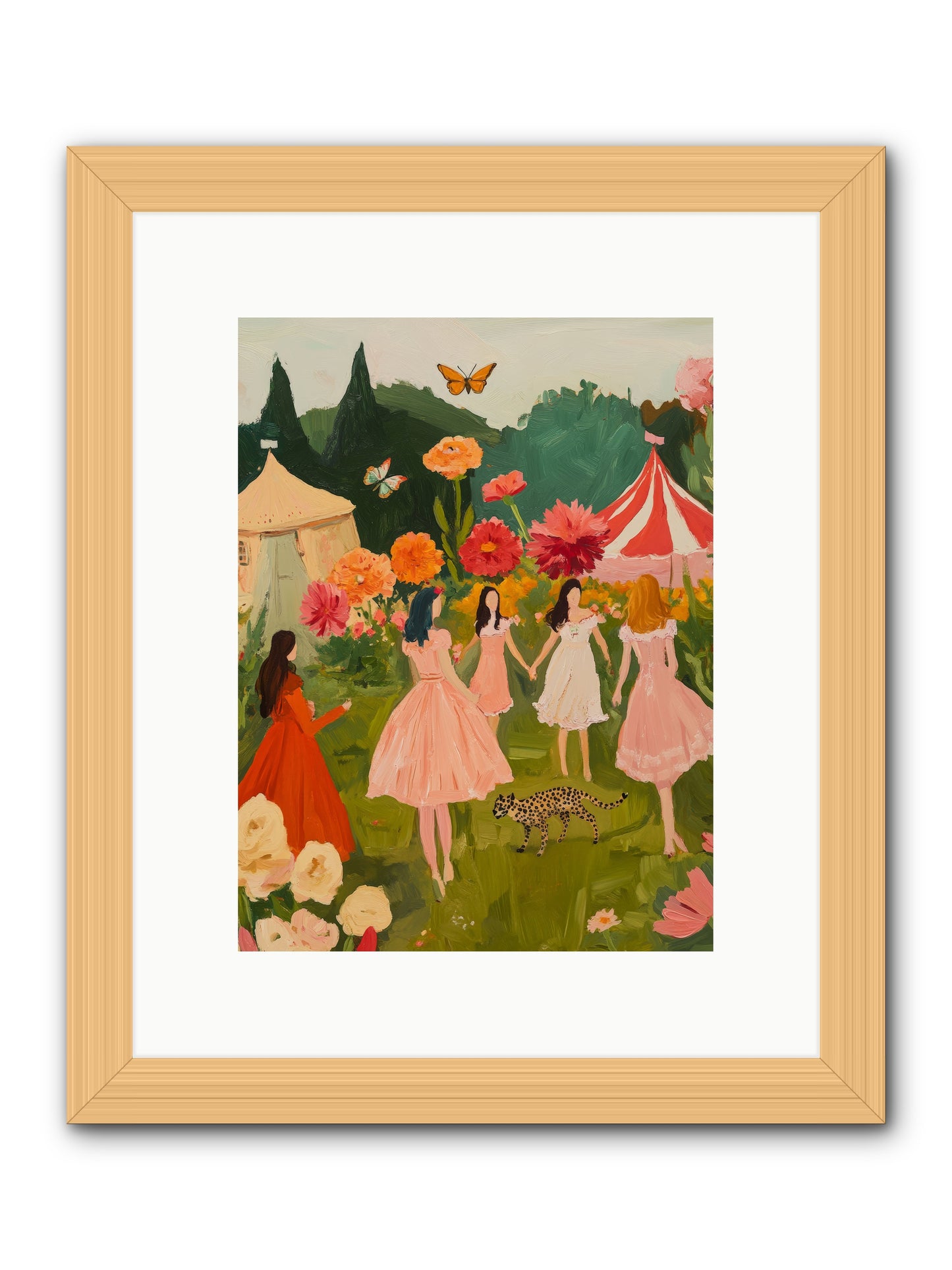 A Midsummer's SoiréeRez2 -- Framed Print - Natural 9x12