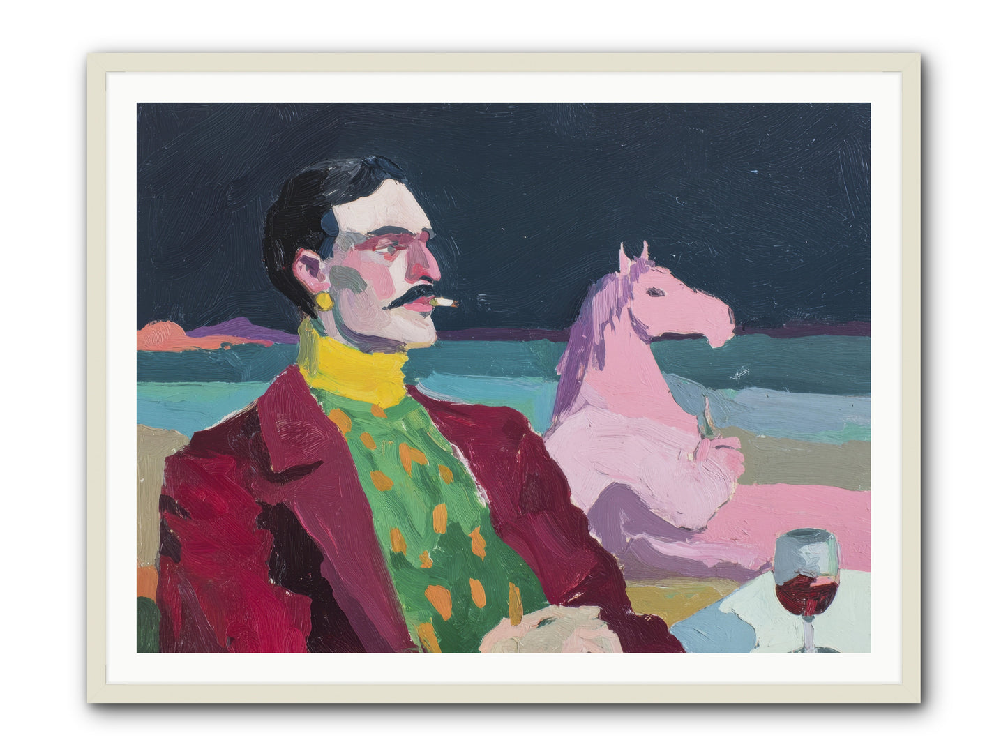 A Moment Worth Remembering -- Framed Print - White 48x36