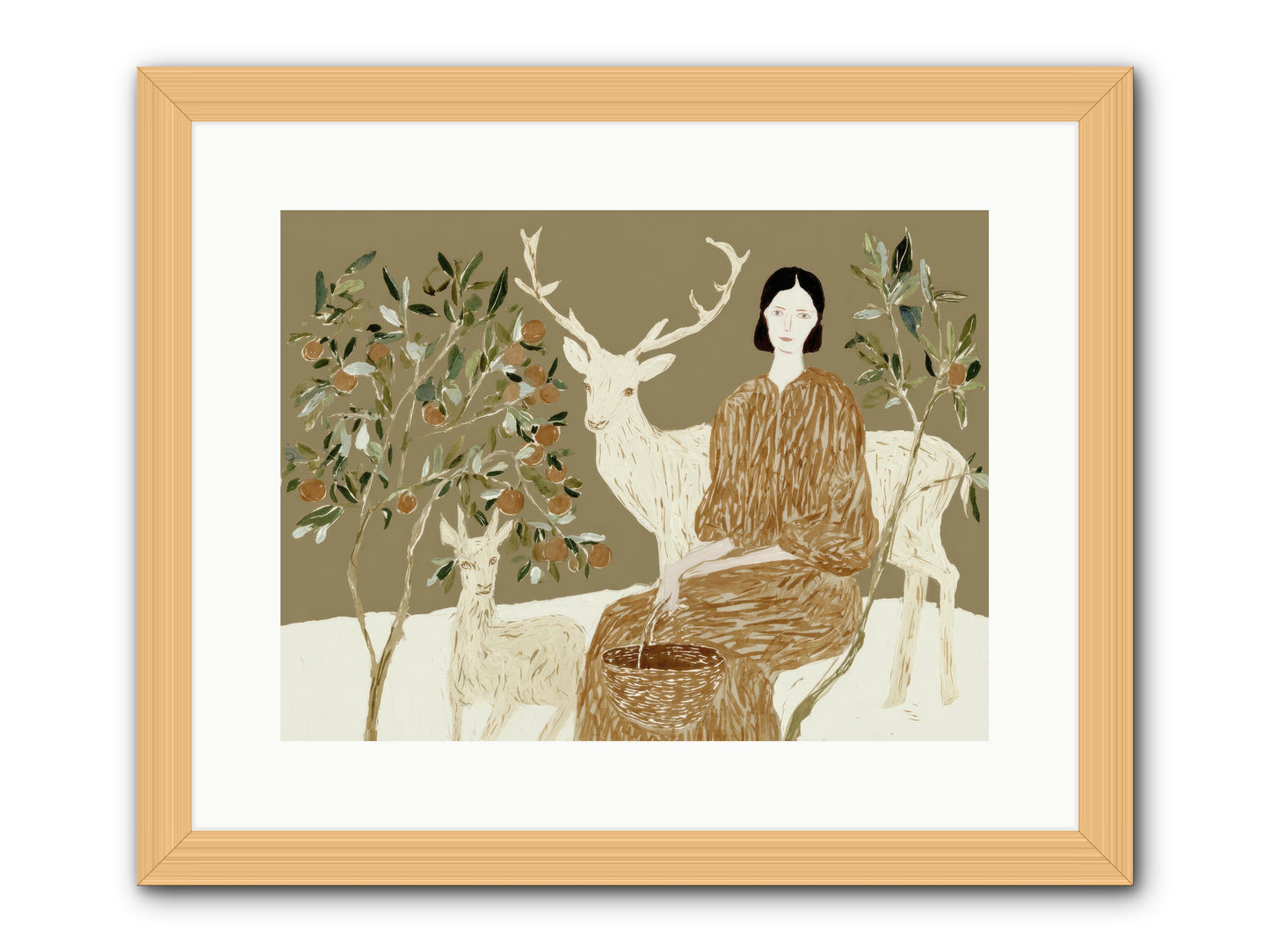 A Moment’s Grace -- Framed Print - Natural 16x12