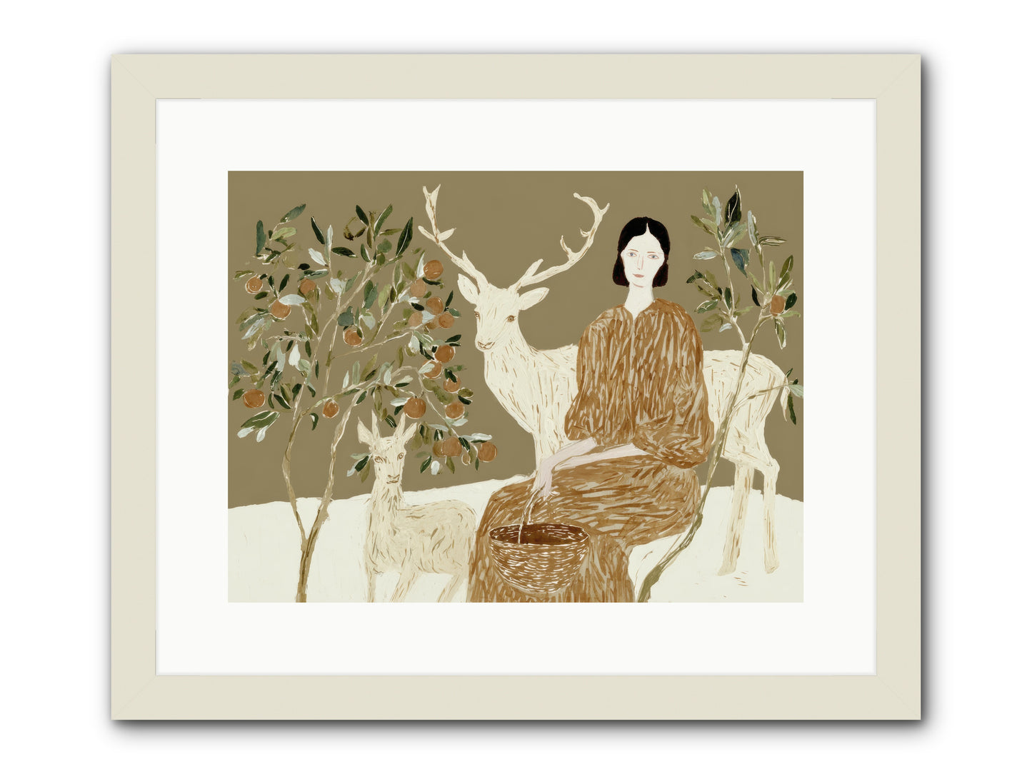 A Moment’s Grace -- Framed Print - White 16x12