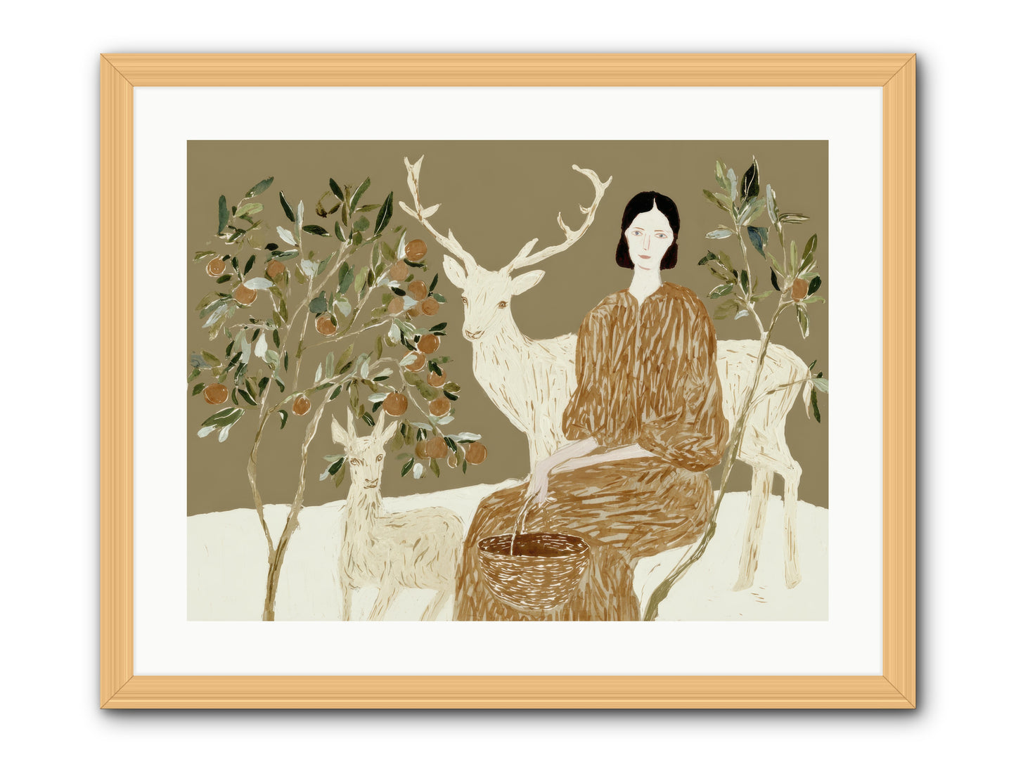 A Moment’s Grace -- Framed Print - Natural 24x18