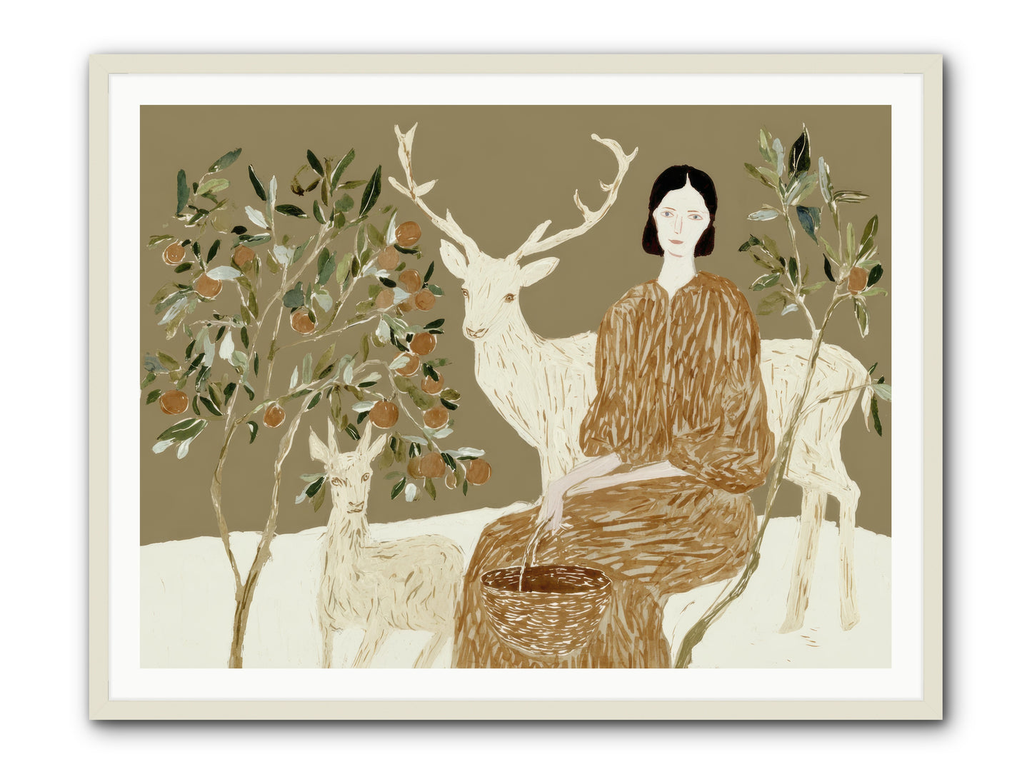 A Moment’s Grace -- Framed Print - White 48x36