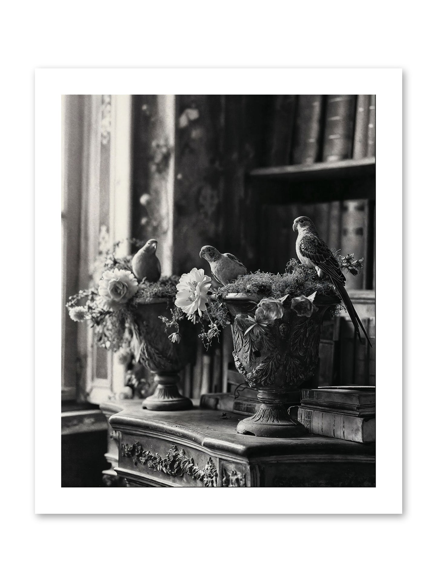 A Moody Repartee -- Loose Canvas Print 12x15