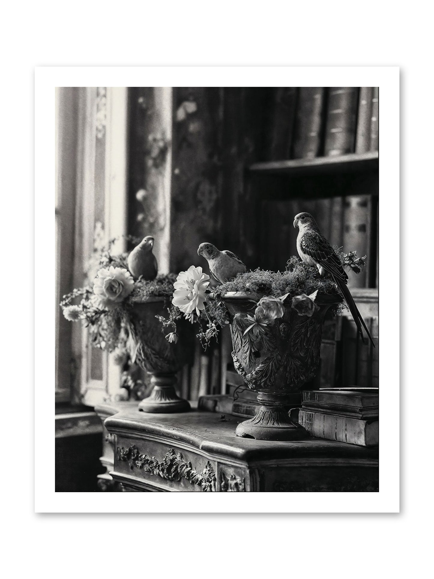 A Moody Repartee -- Paper Print 16x20