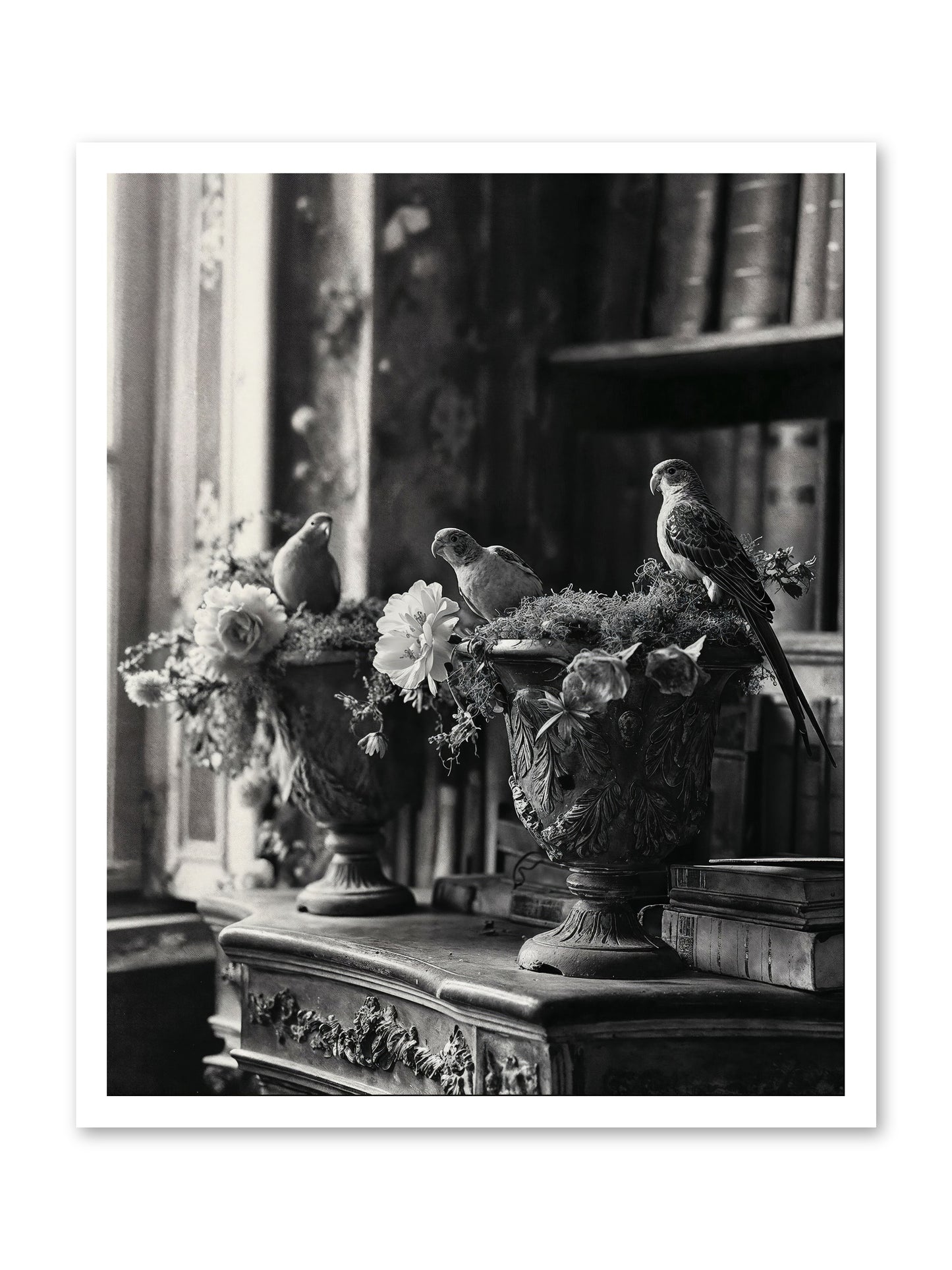 A Moody Repartee -- Paper Print 24x30