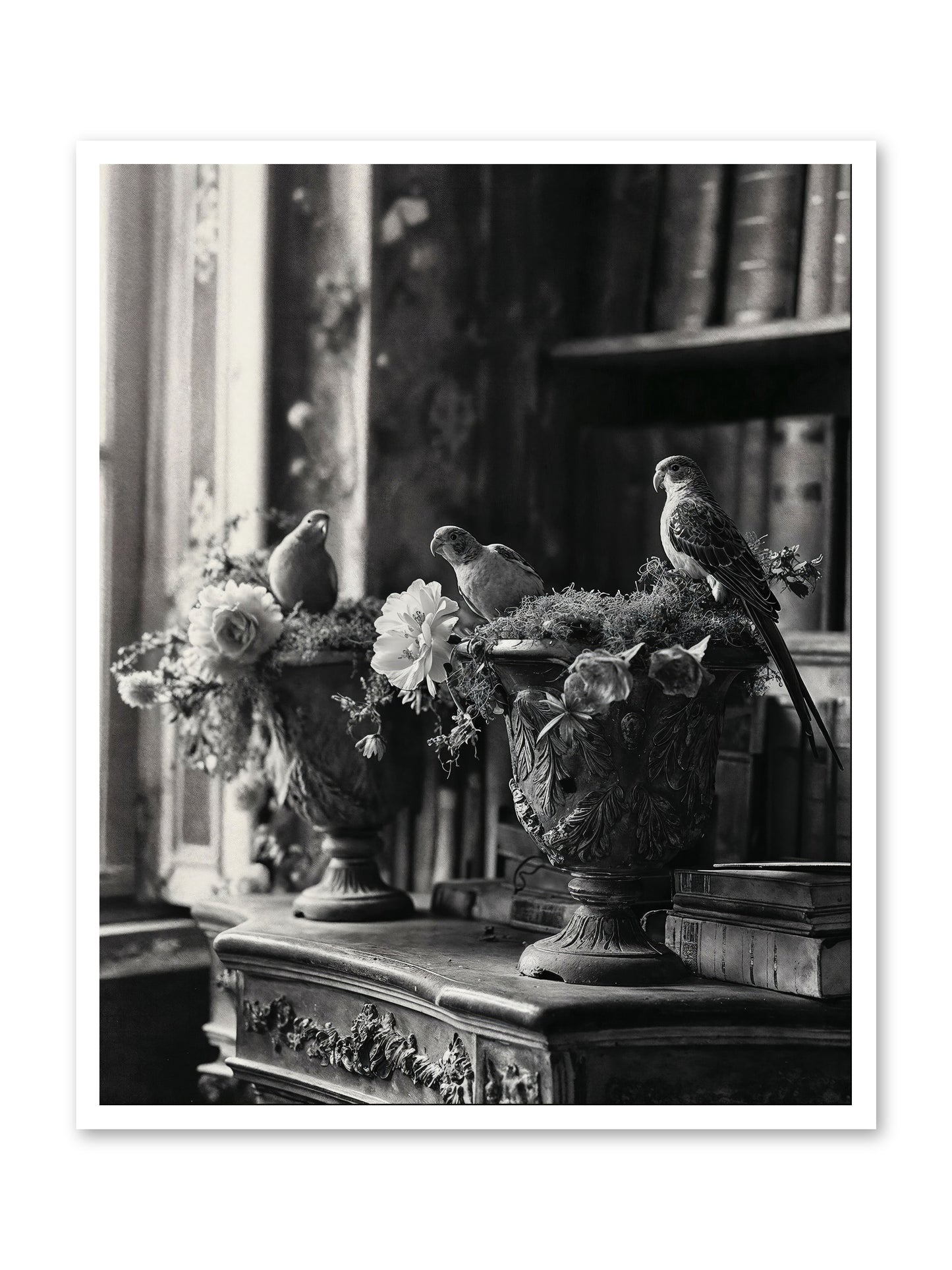 A Moody Repartee -- Paper Print 32x40