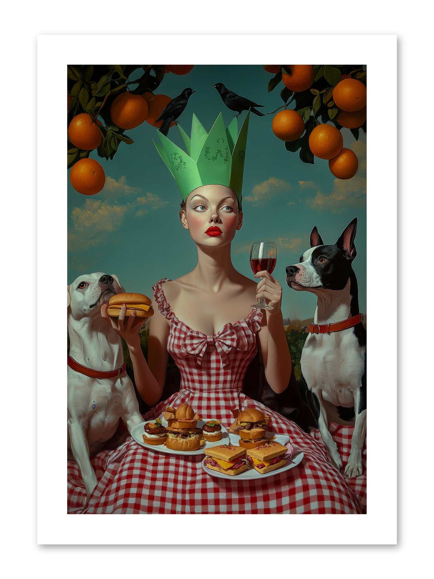 A Most Splendid Afternoon -- Loose Canvas Print 10x15