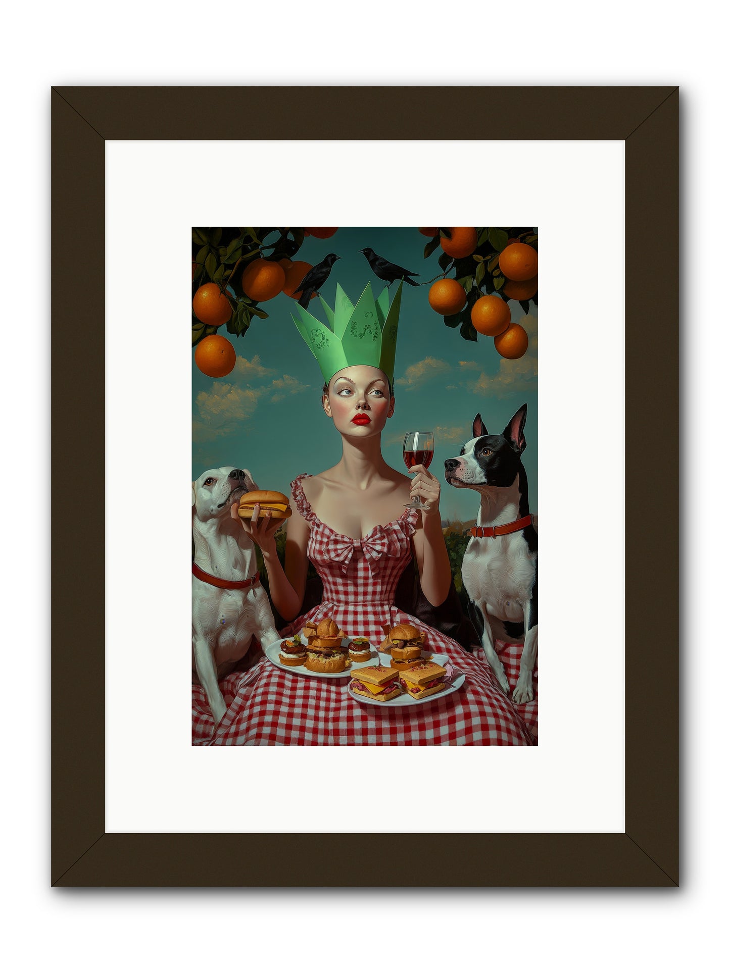 A Most Splendid Afternoon -- Framed Print - Black 8x12