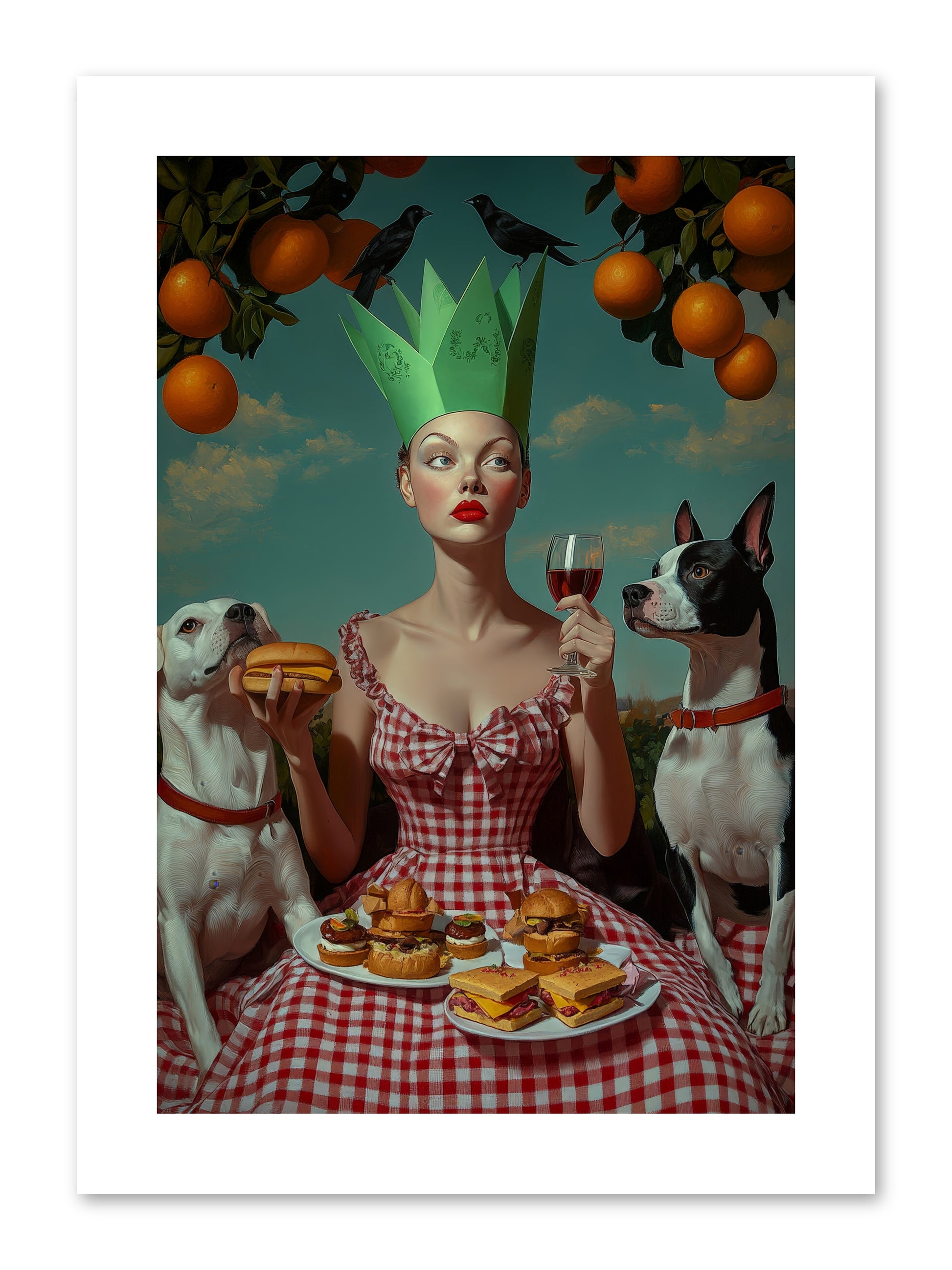 A Most Splendid Afternoon -- Paper Print 8x12