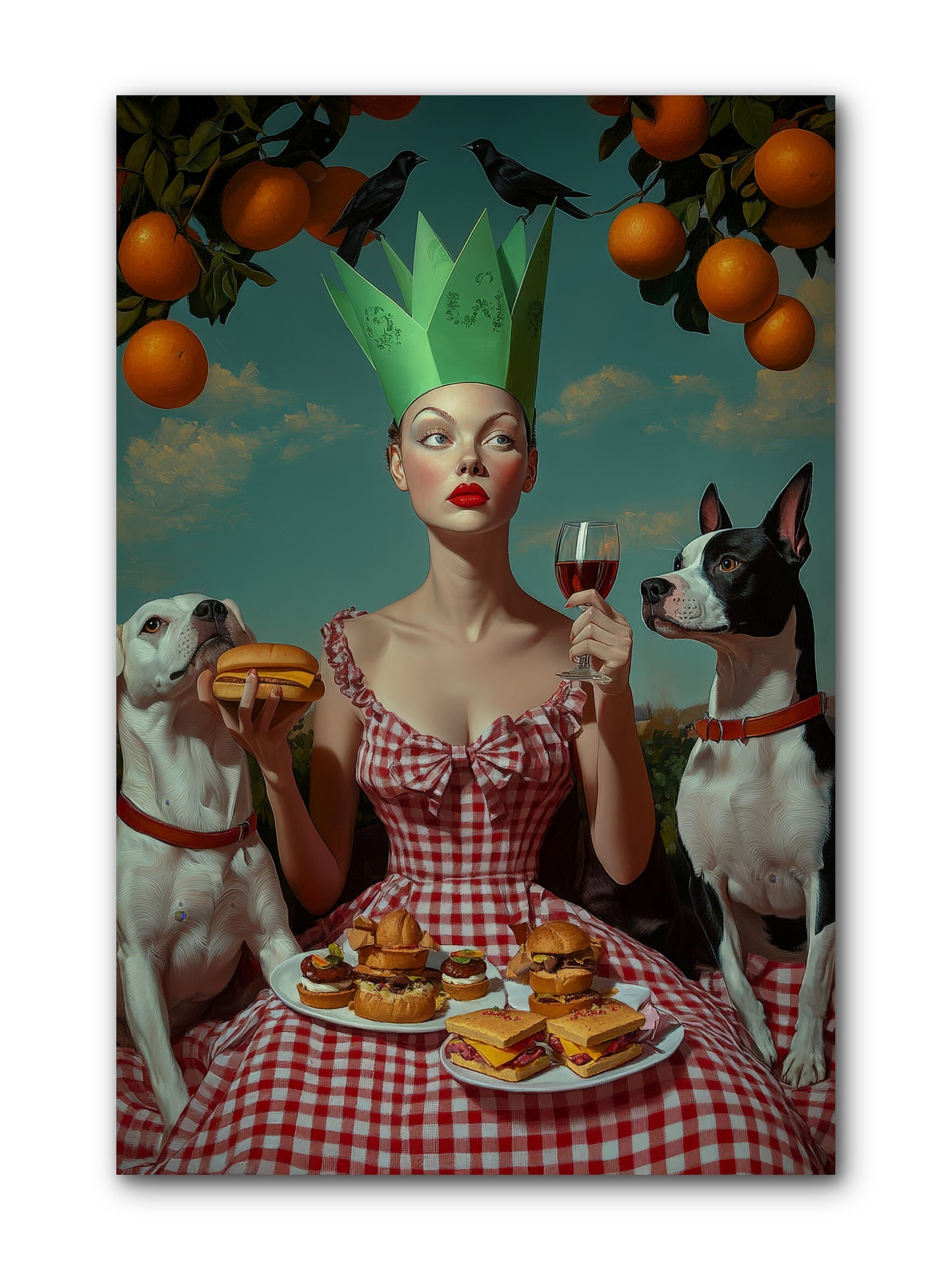 A Most Splendid Afternoon -- Wrapped Canvas 8x12
