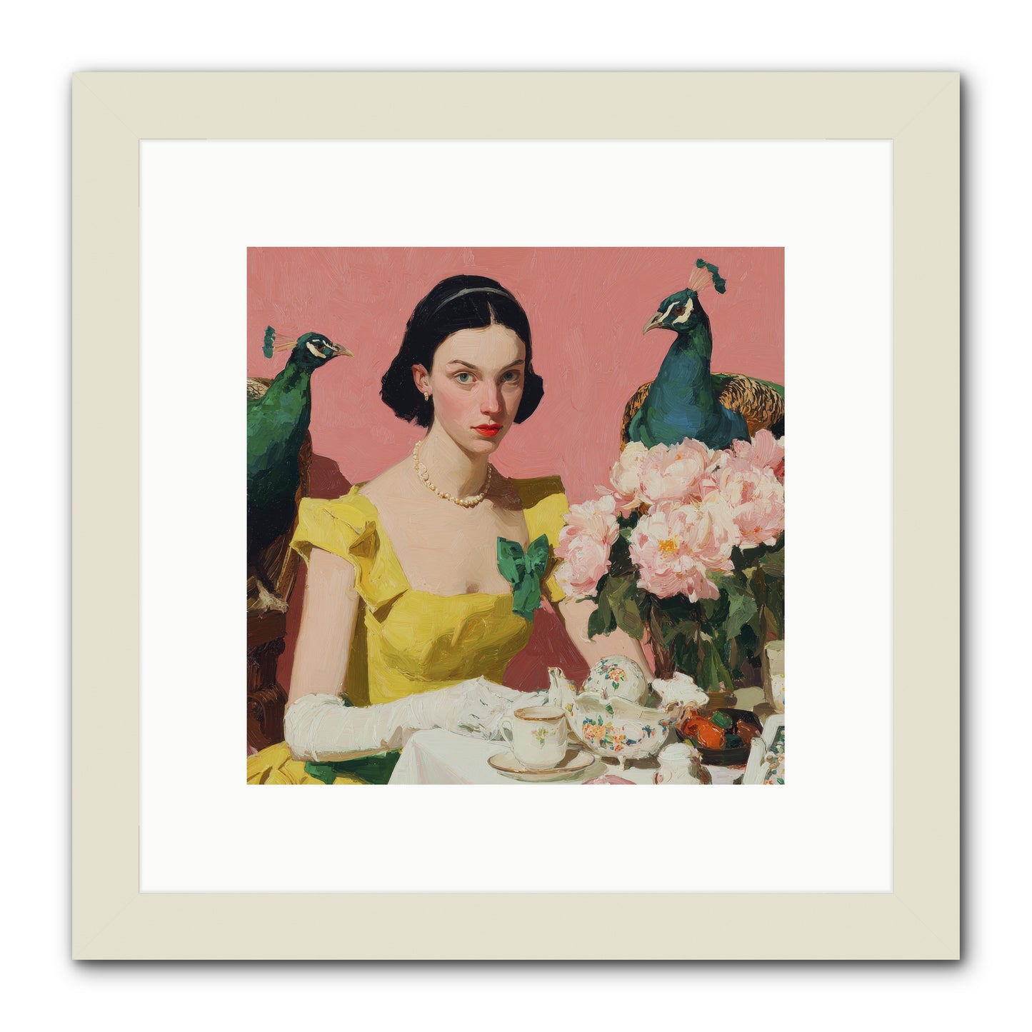 A Night to Be Remembered -- Framed Print - White 10x10