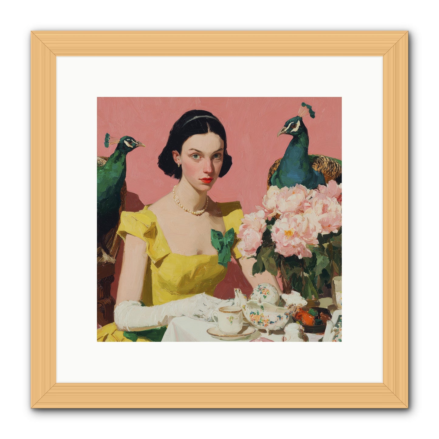 A Night to Be Remembered -- Framed Print - Natural 12x12