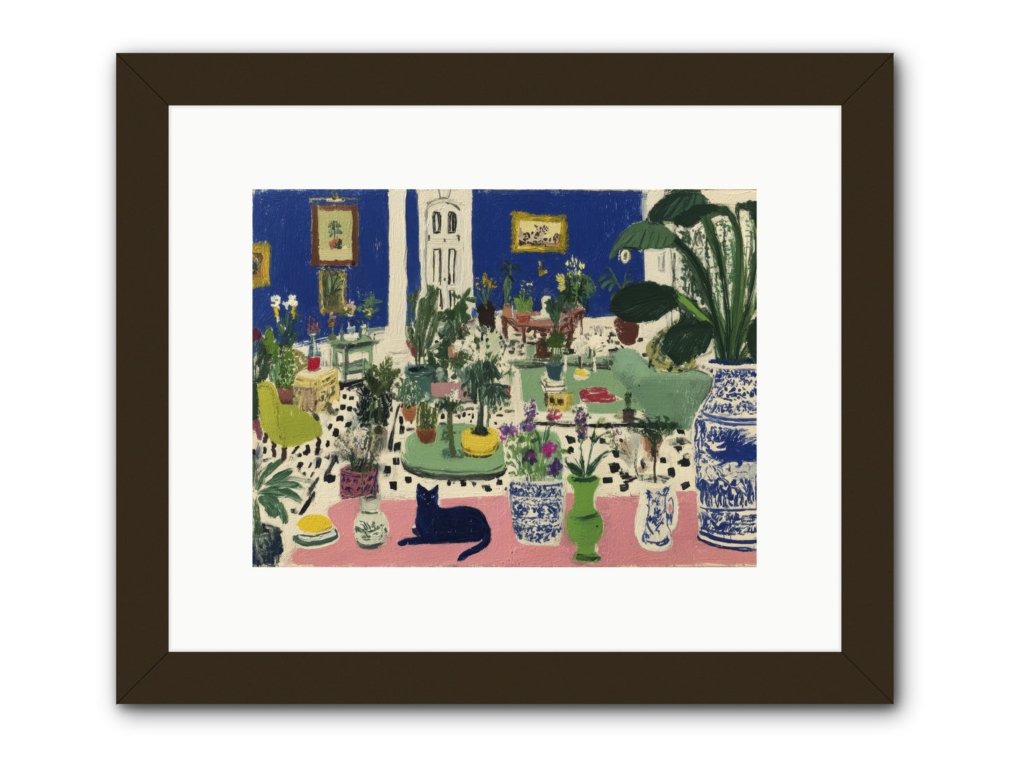 A Paradise of His Own -- Framed Print - Black 12x9