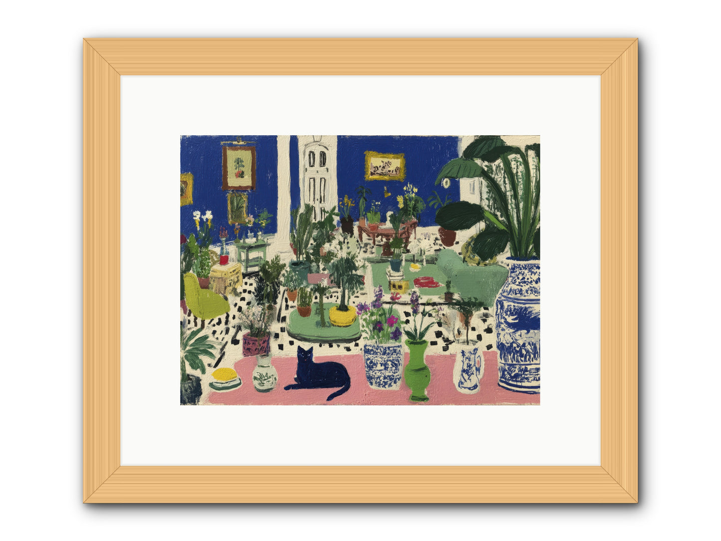 A Paradise of His Own -- Framed Print - Natural 12x9