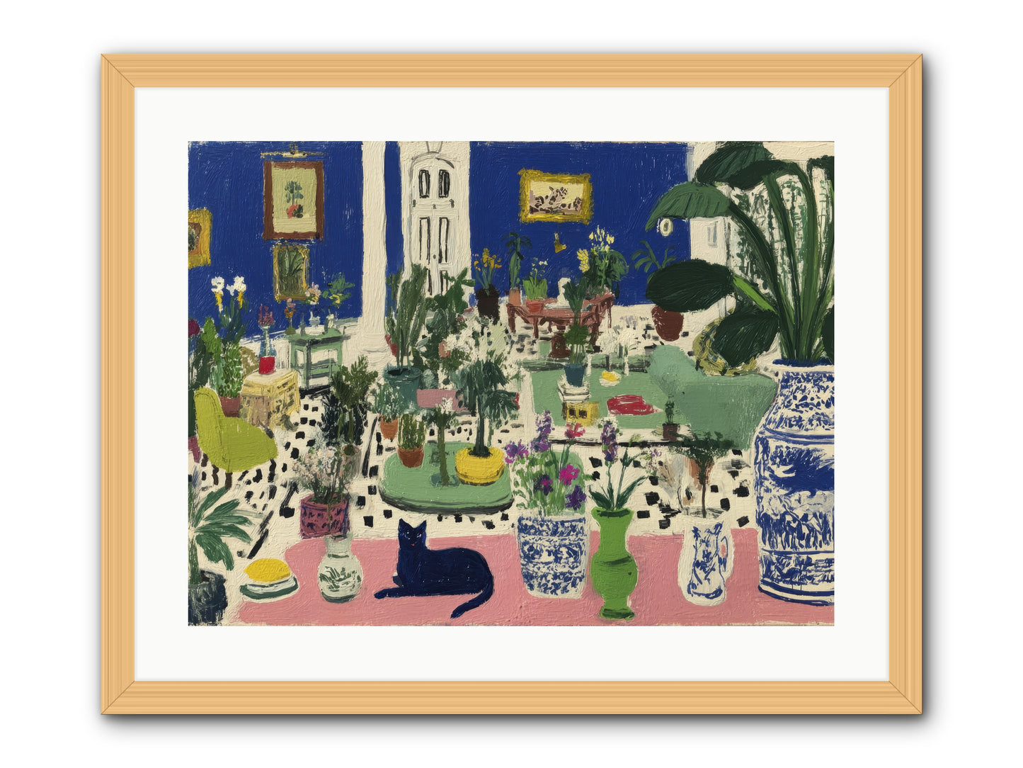 A Paradise of His Own -- Framed Print - Natural 24x18