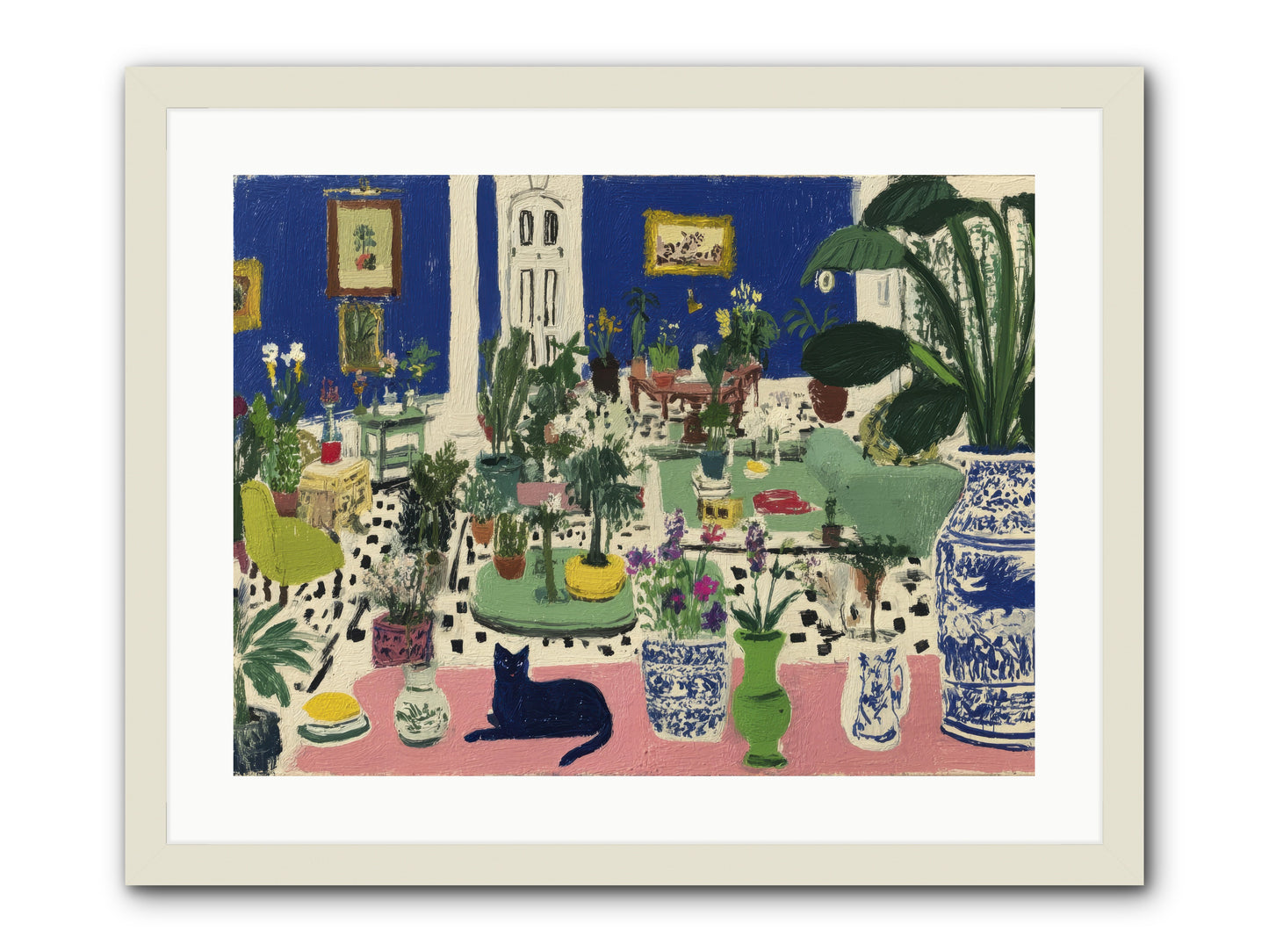 A Paradise of His Own -- Framed Print - White 24x18