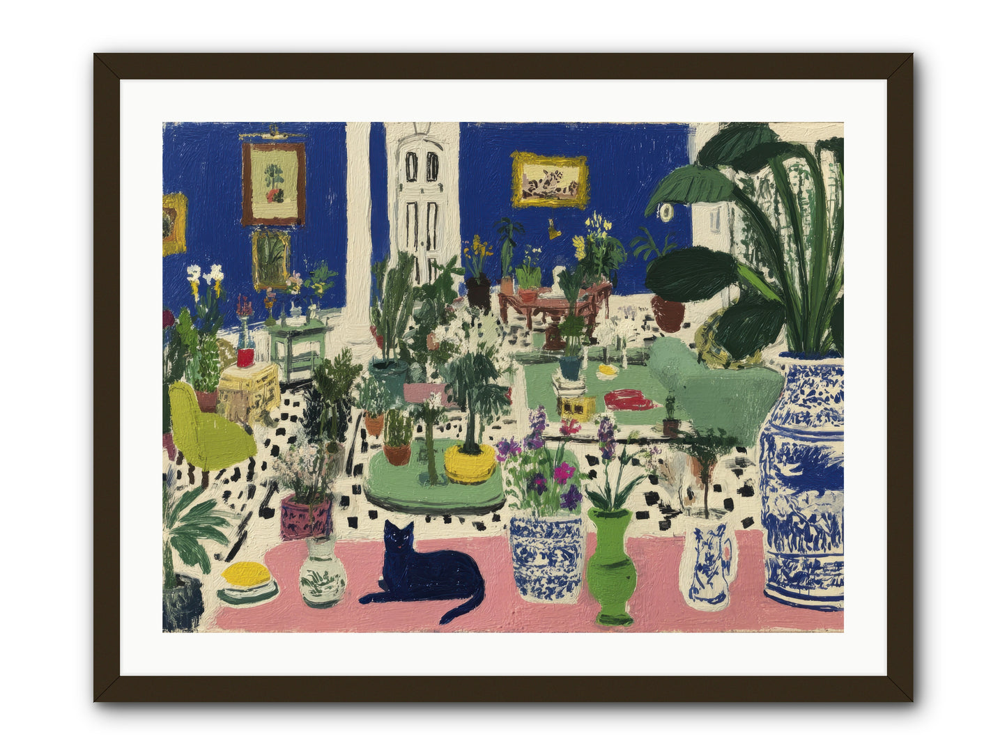 A Paradise of His Own -- Framed Print - Black 32x24